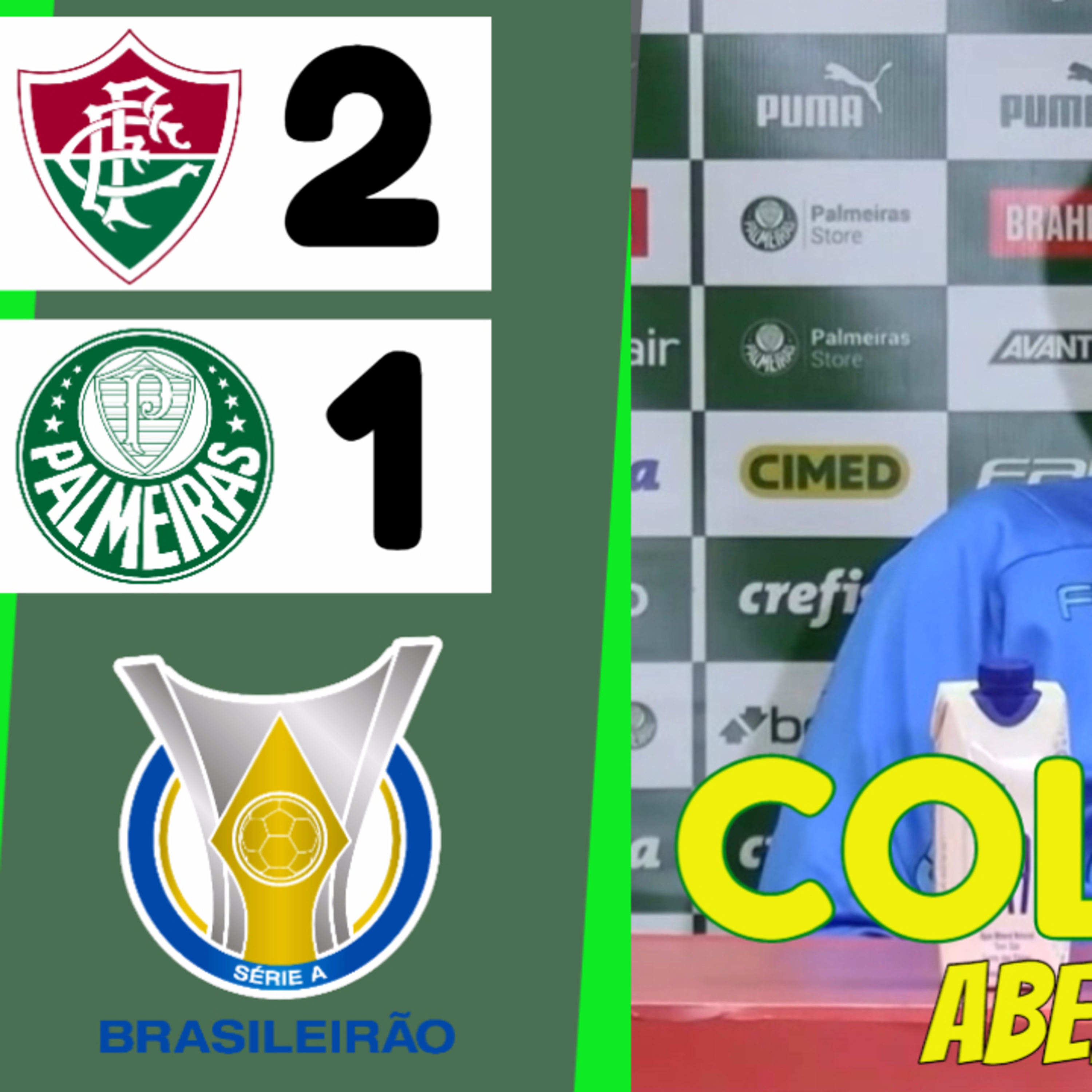 COLETIVA ABEL FERREIRA _ PÓS-JOGO _ FLUMINENSE 2 x 1 PALMEIRAS _ BRASILEIRÃO 2023 _ AO VIVO