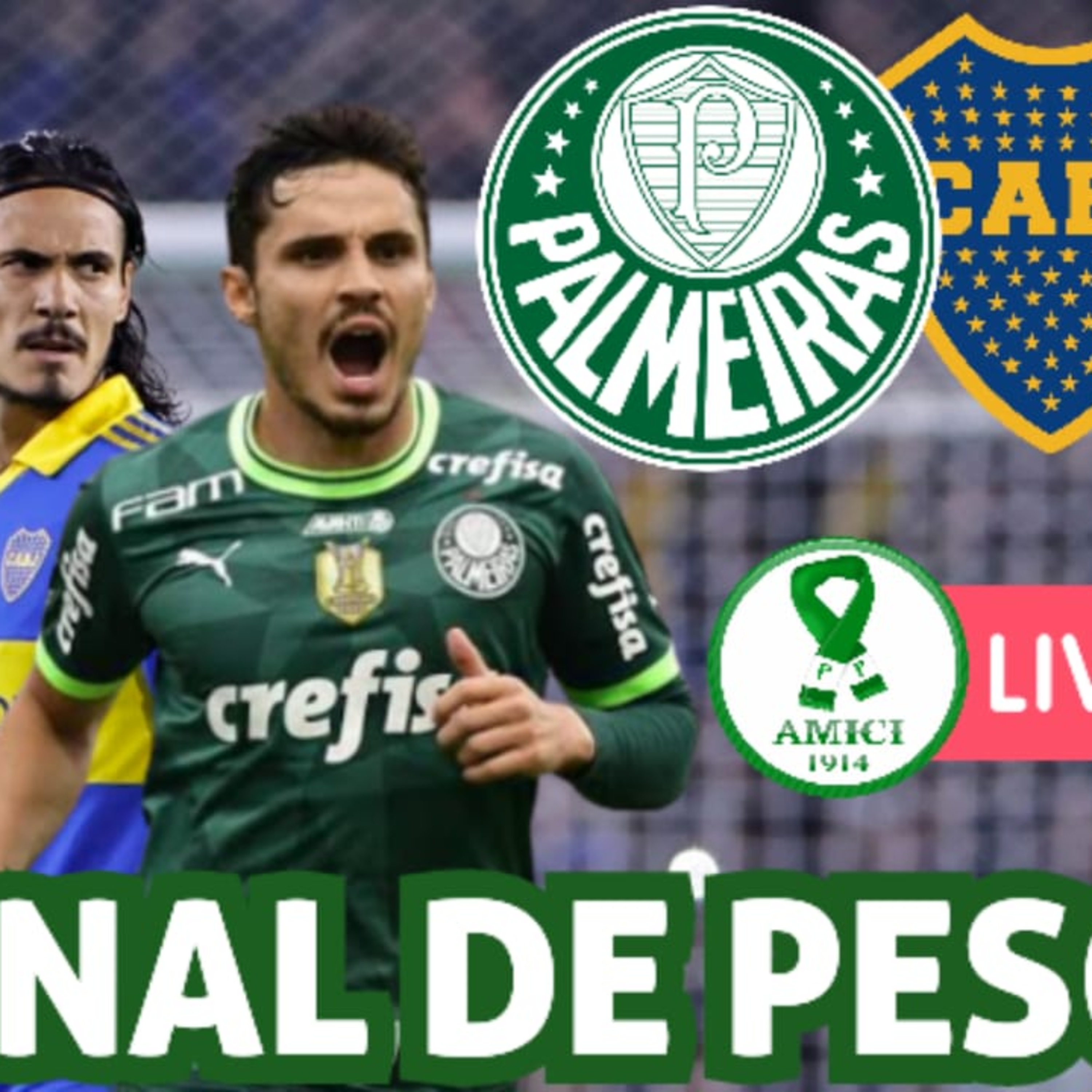 AO VIVO _ VAI PEGAR FOGO 🔥 PALMEIRAS X BOCA JUNIORS NA SEMIFINAL DA LIBERTADORES