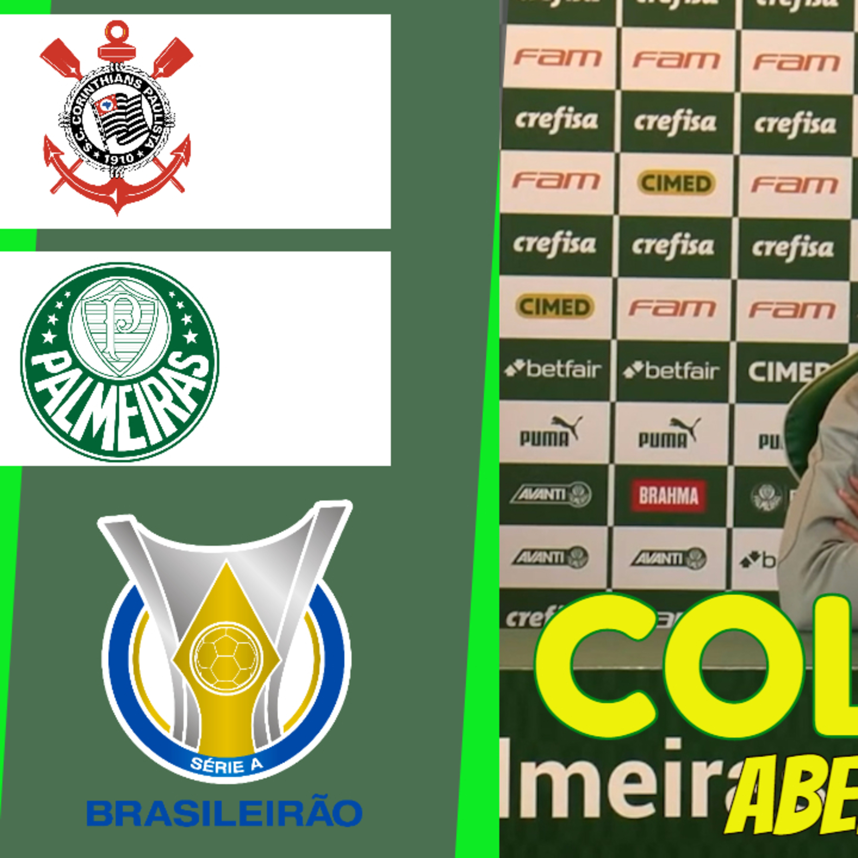 COLETIVA ABBEL FERREIRA _ PÓS-JOGO _ CORINTHIANS 0x0 PALMEIRAS _ BRASILEIRÃO 2023 _ AO VIVO
