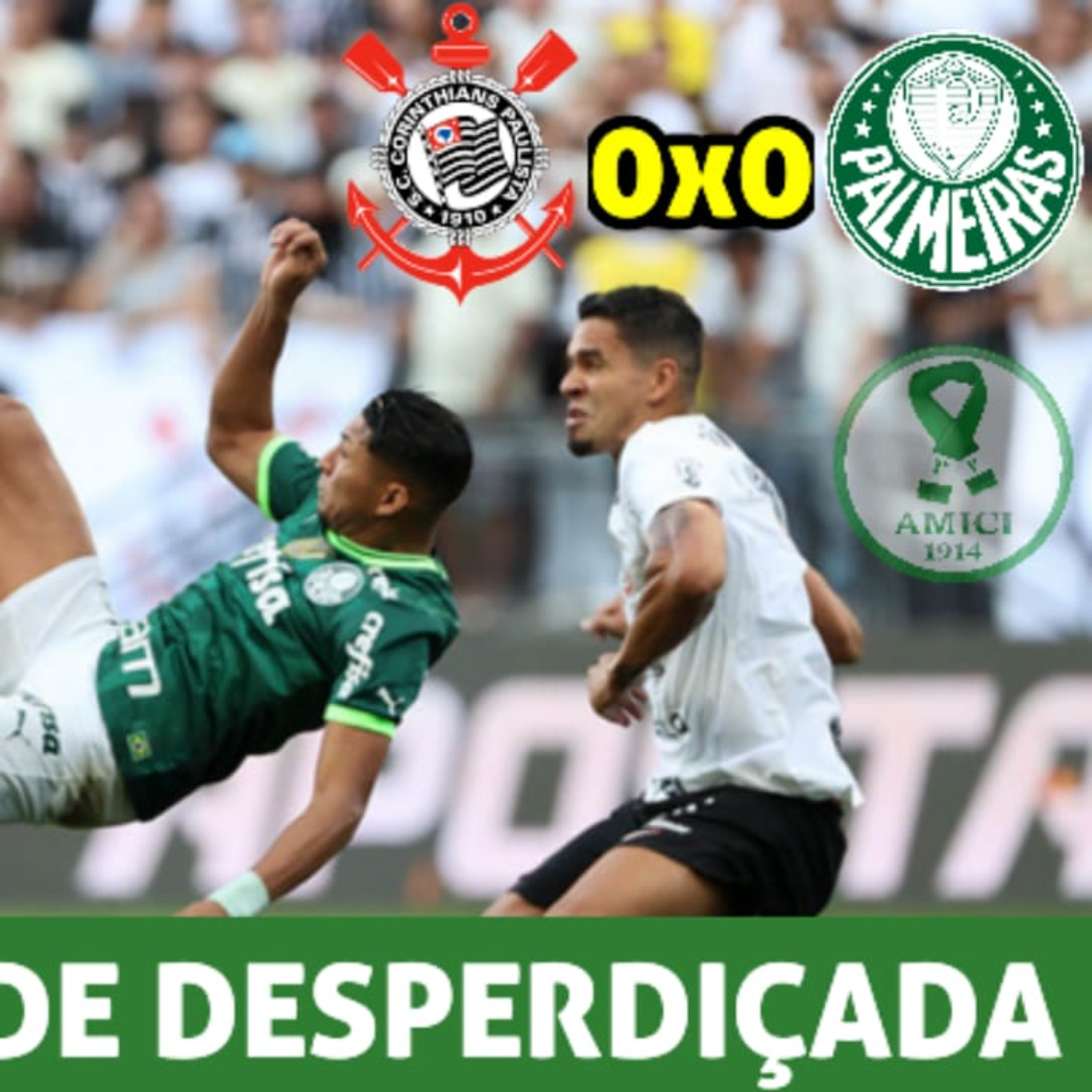 AO VIVO _ EMPATE NO DERBY _ ENDRICK MUDOU O JOGO, JÁ O BRENO... _ ANÁLISE DE CORINTHIANS X PALMEIRAS