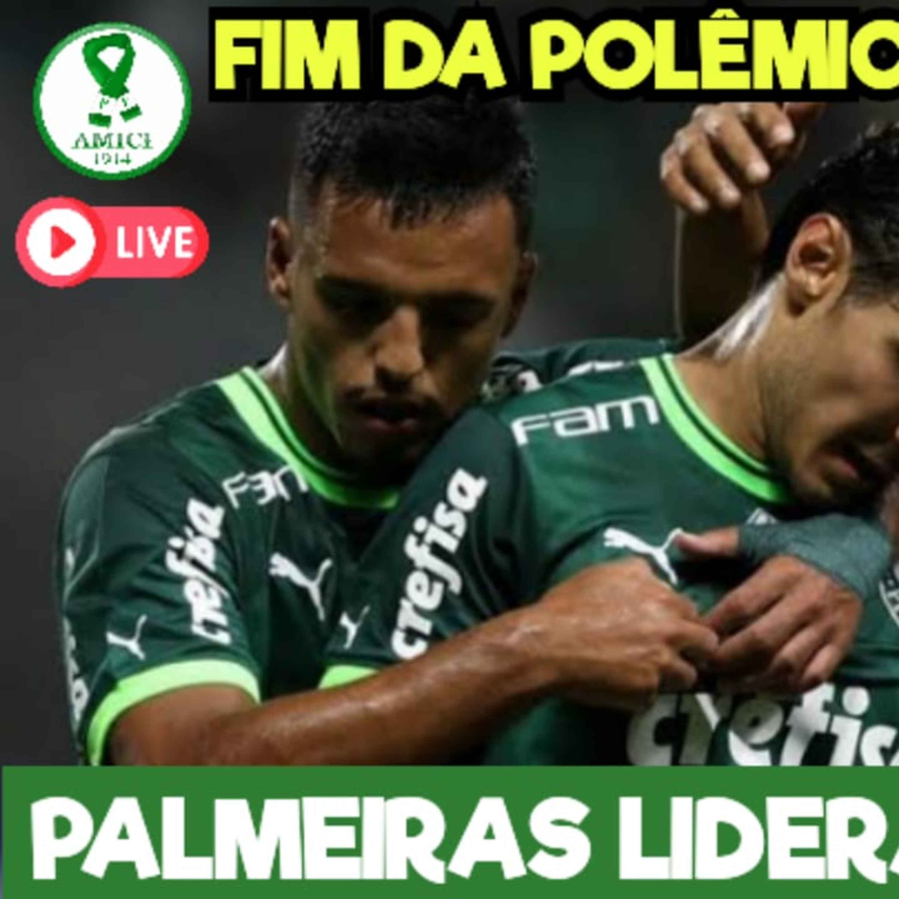 AO VIVO _ PALMEIRAS LIDERA O SEGUNDO TURNO DO BRASILEIRÃO _ BRENO LOPES PEDE PERDÃO