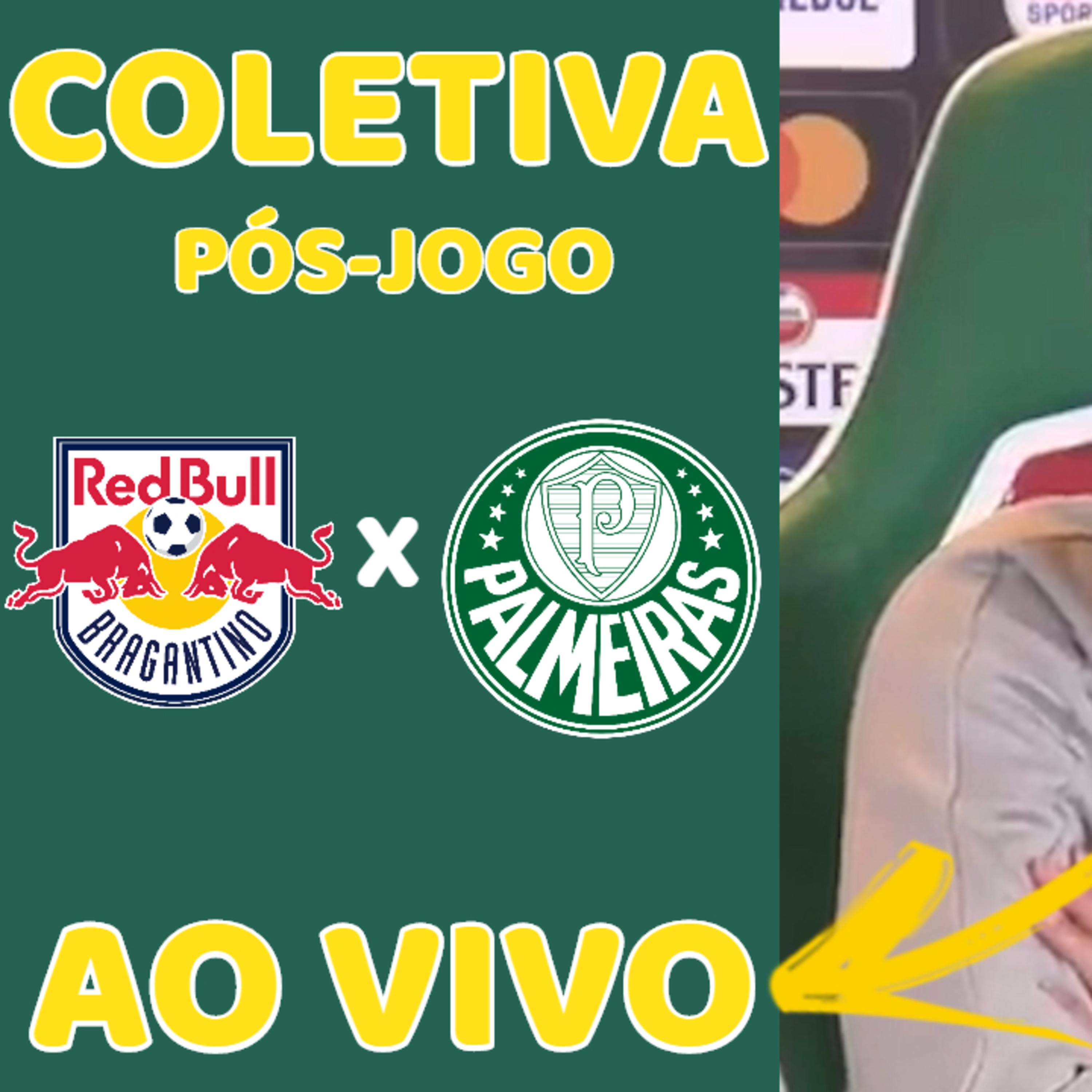 COLETIVA ABEL FERREIRA _ PÓS-JOGO _ REDBULL BRAGANTINO 2x1 PALMEIRAS _ BRASILEIRÃO 2023 _ AO VIVO