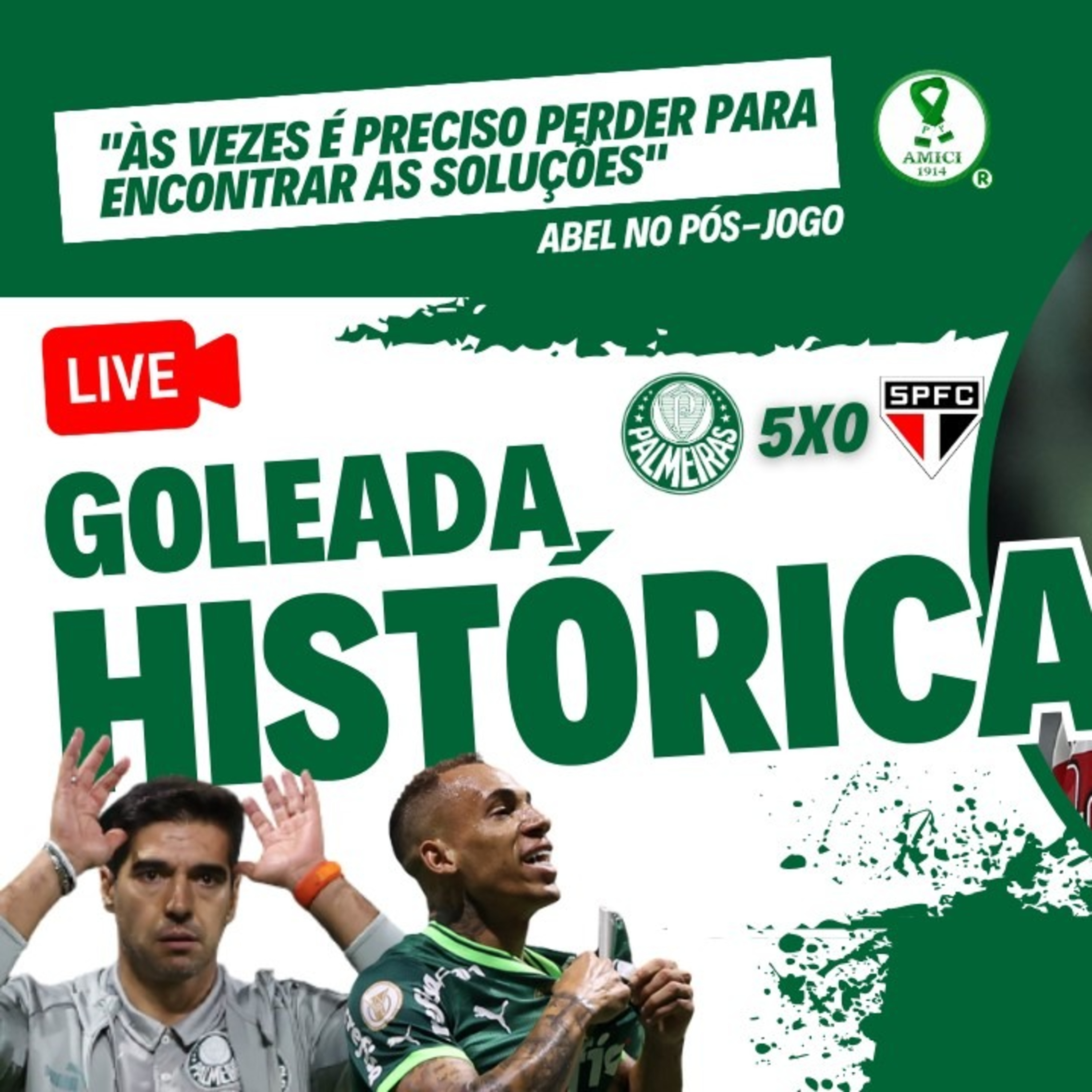 AO VIVO _ TODA REPERCUSSÃO DO ATROPELO DO PALMEIRAS CONTRA O SÃO PAULO NO BRASILEIRÃO