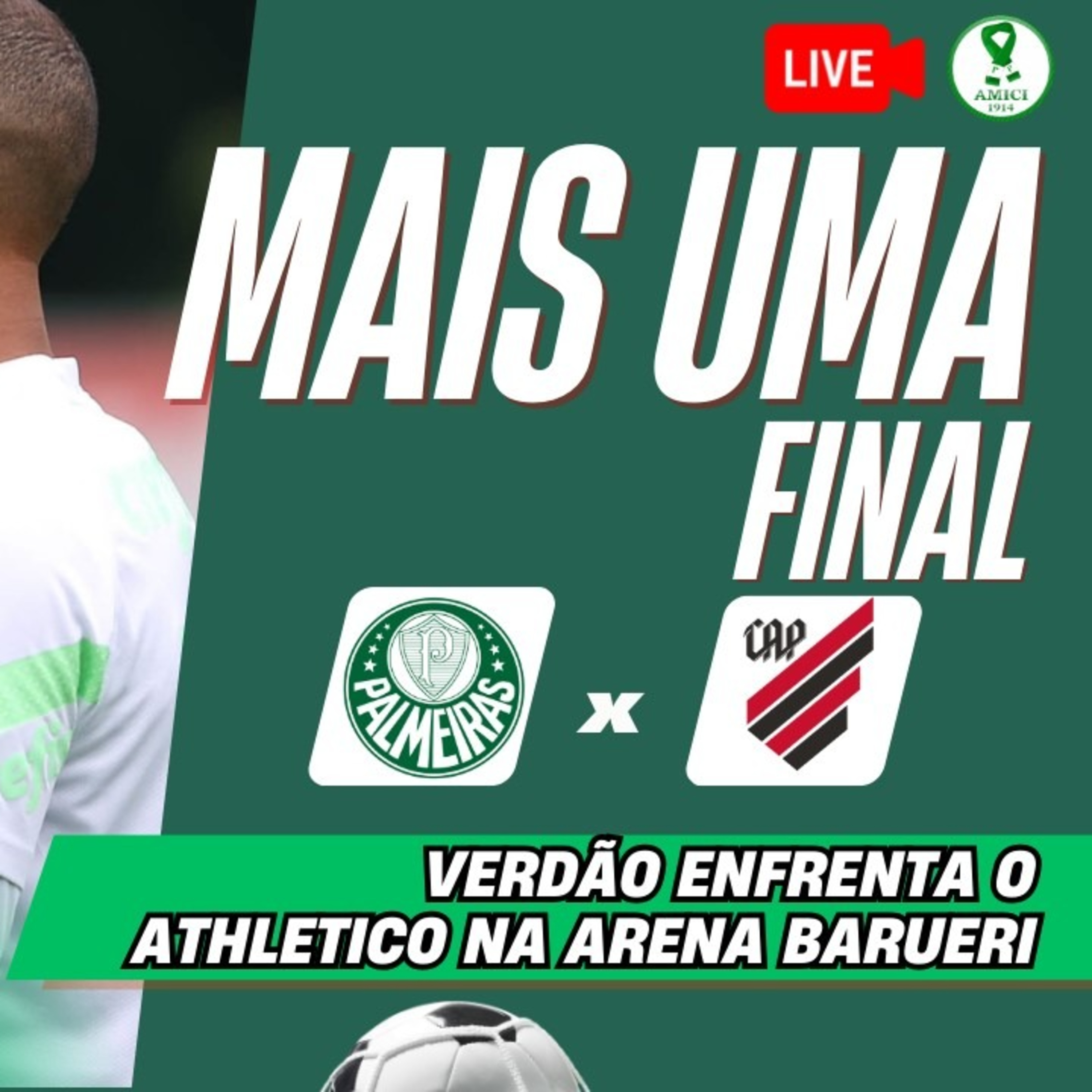 AO VIVO _ PALMEIRAS ENFRENTA O ATHLETICO NA ARENA BARUERI E PODE EMPATAR EM PONTOS COM BOTAFOGO