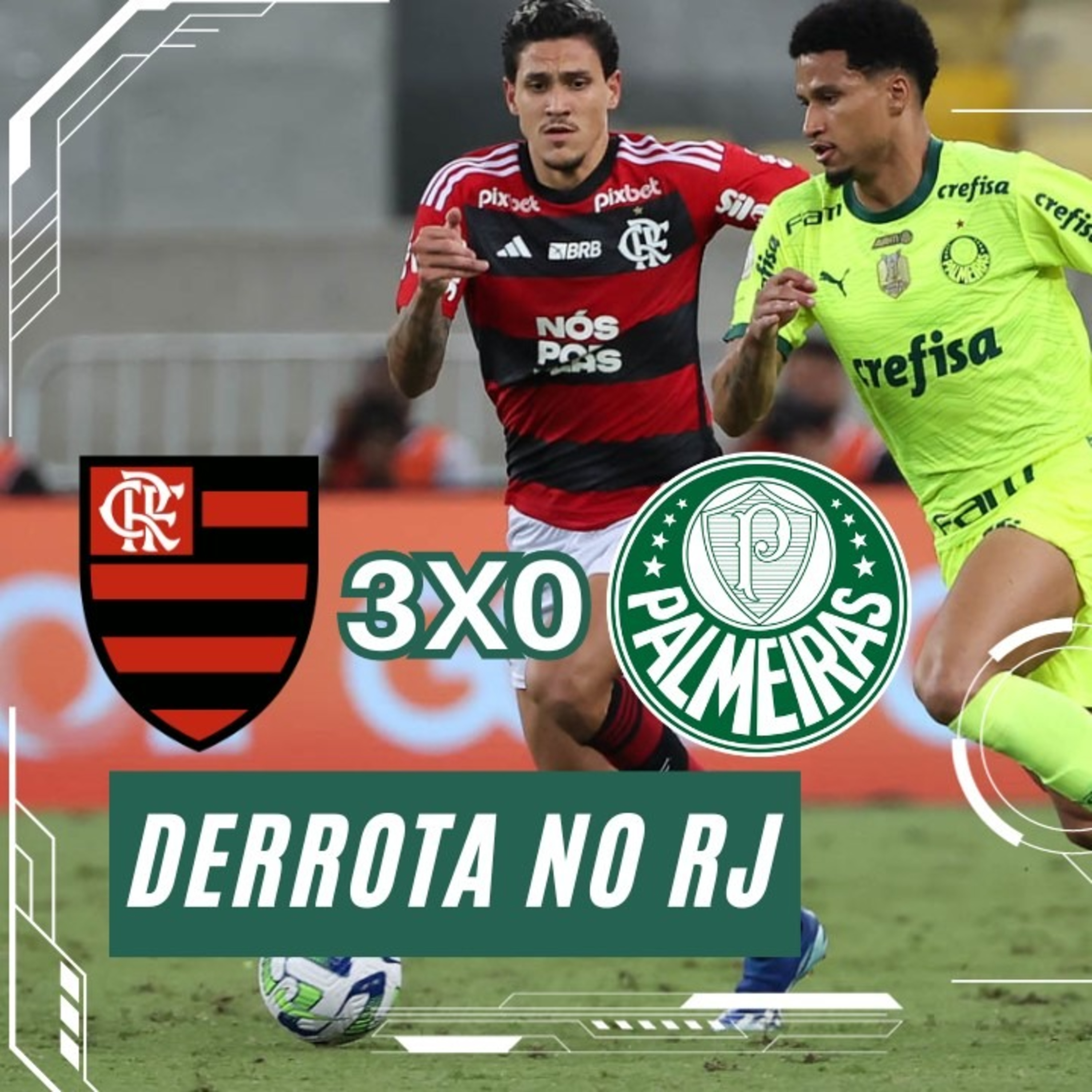 AO VIVO _ PALMEIRAS JOGA MAL, É DERROTADO NO MARACANÃ E FLAMENGO ENTRA NA BRIGA PELO TÍTULO