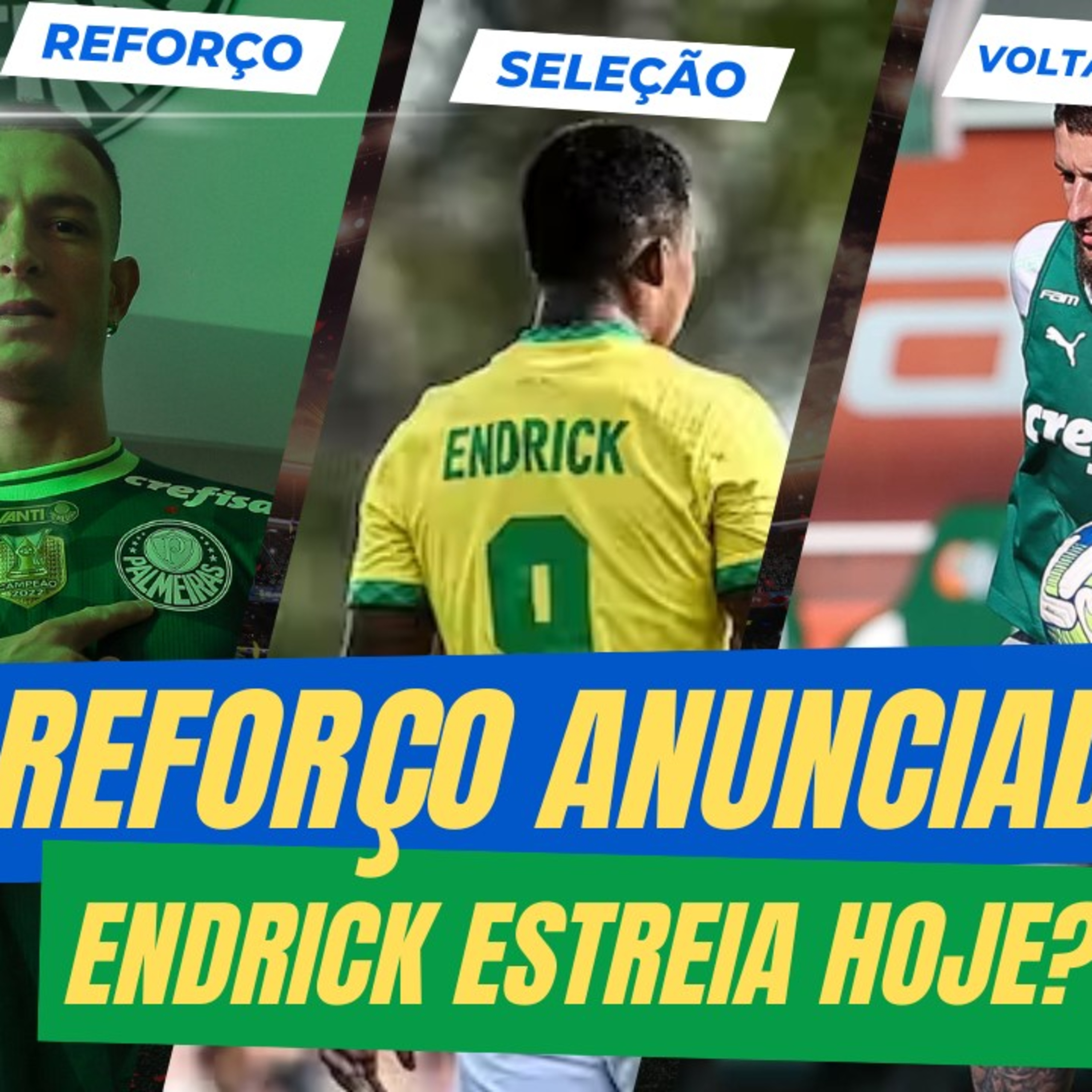 AO VIVO _ ANÍBAL MORENO ANUNCIADO _ ENDRICK ESTREIA PELA SELEÇÃO_ _ PALMEIRAS VOLTA AOS TREINOS