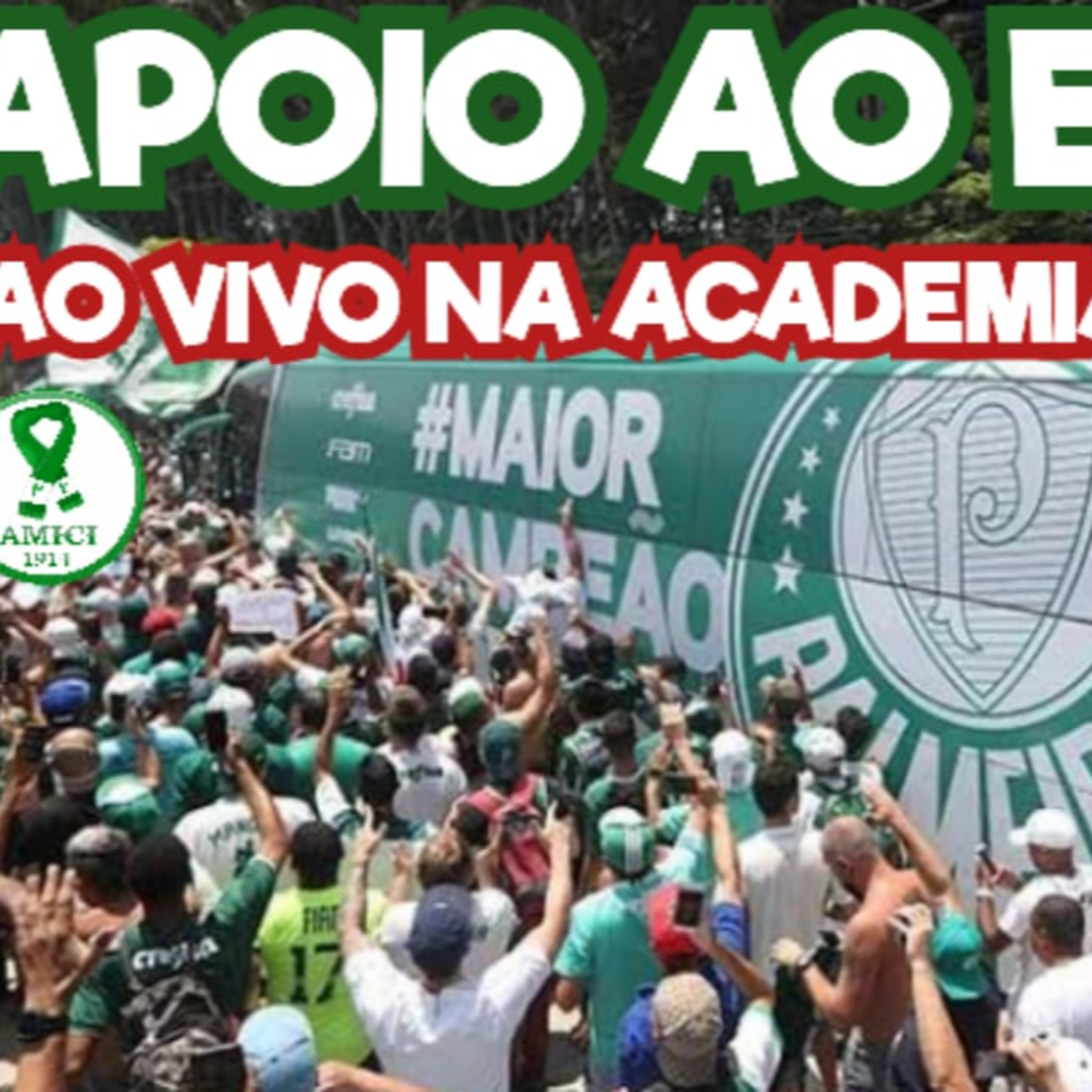 🔴 AO VIVO DIRETO DA ACADEMIA DE FUTEBOL _ SAÍDA DO PALMEIRAS PARA DECISÃO CONTRA O FORTALEZA