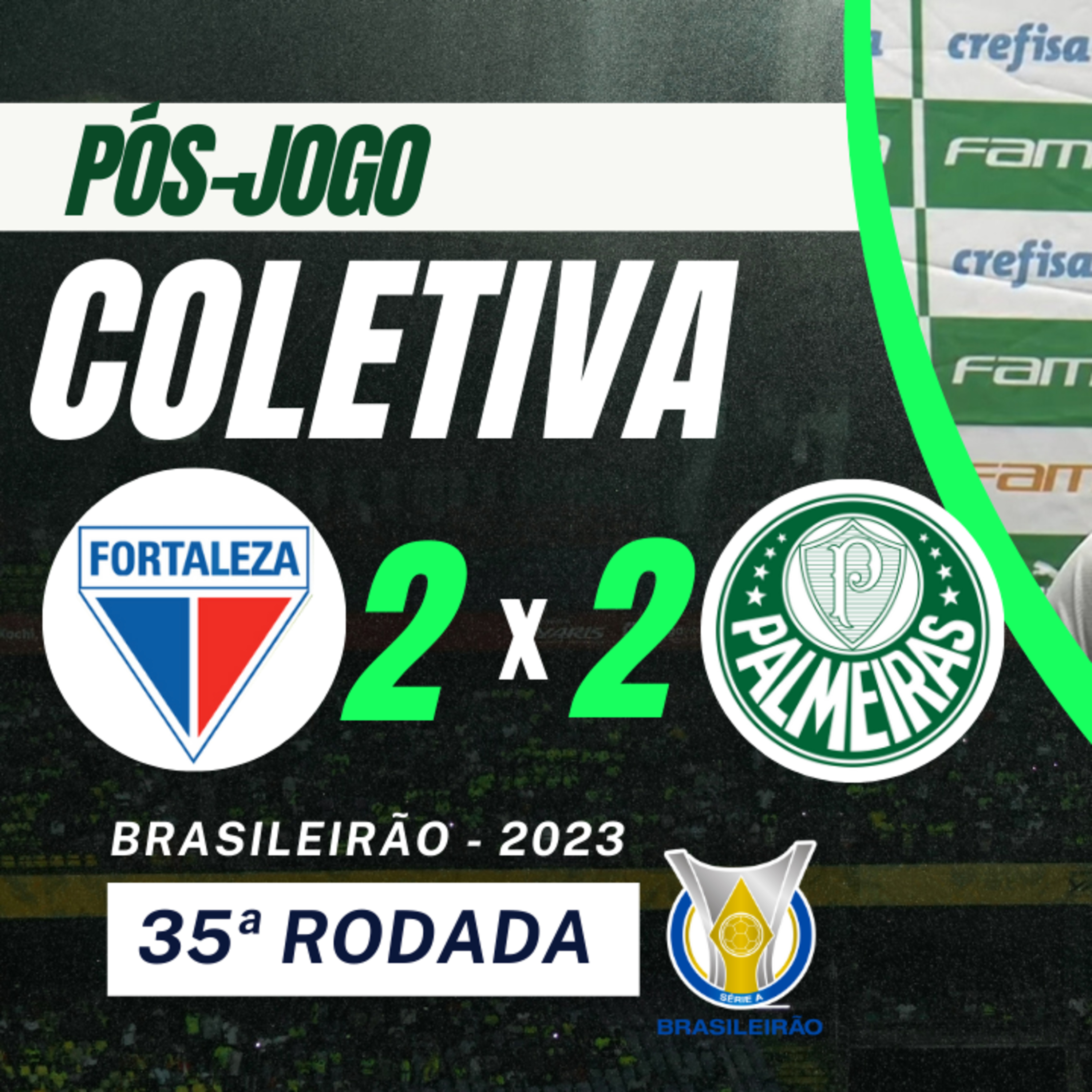 COLETIVA ABEL FERREIRA _ PÓS-JOGO _ FORTALEZA 2 x 2 PALMEIRAS _ BRASILEIRÃO 2023 _ AO VIVO