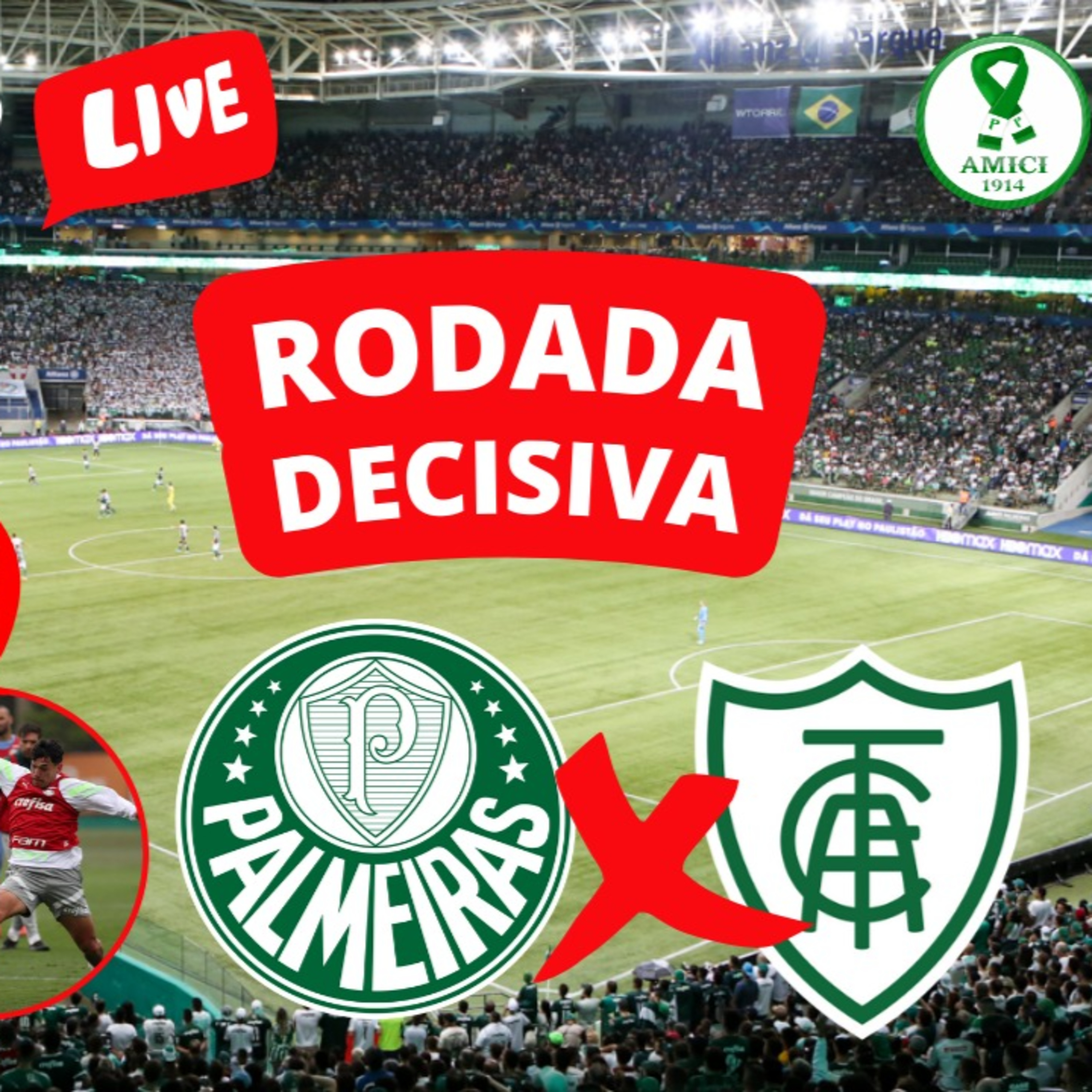 RODADA DECISIVA DO BRASILEIRÃO _ LUTA PELO TÍTULO E CONTRA O REBAIXAMENTO _ DESFALQUES NO PALMEIRAS episode artwork
