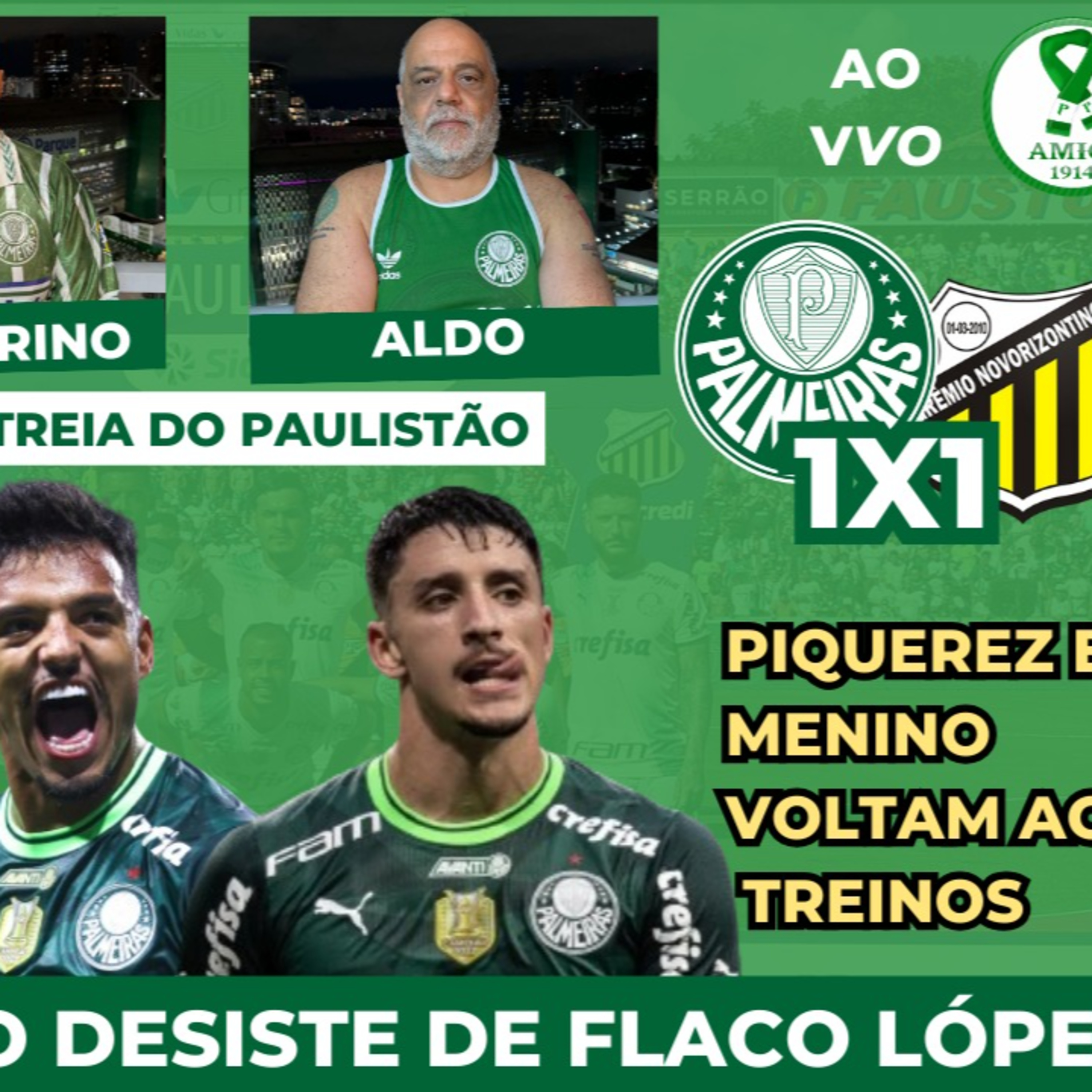 AO VIVO | REPERCUTINDO A ESTREIA DO PALMEIRAS NO PAULISTÃO E AS PRÓXIMAS RODADAS episode artwork