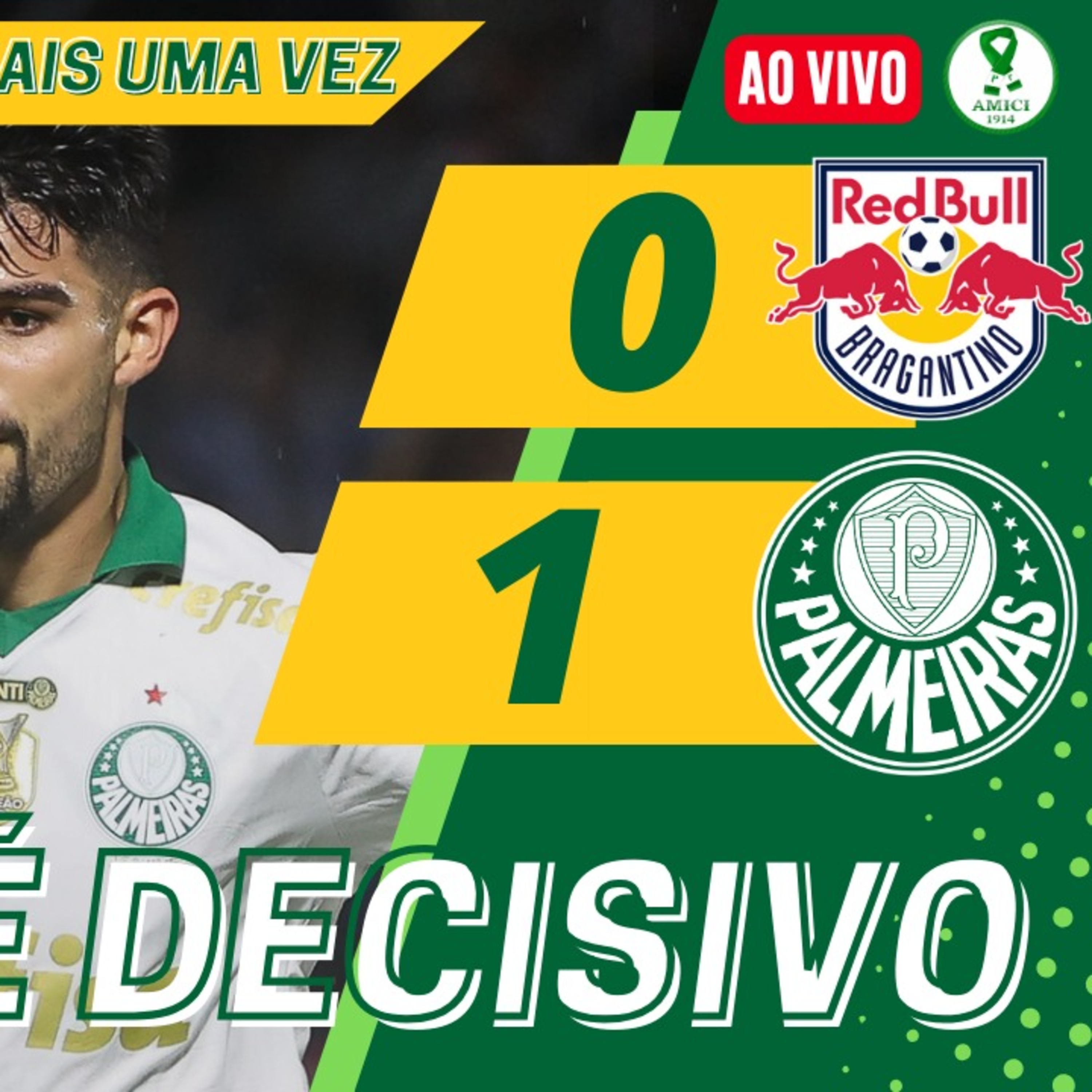 AO VIVO _ PALMEIRAS POUPA TITULARES_ MAS VENCE EM BRAGANÇA _ ABEL PEDE REFORÇOS MAIS UMA VEZ