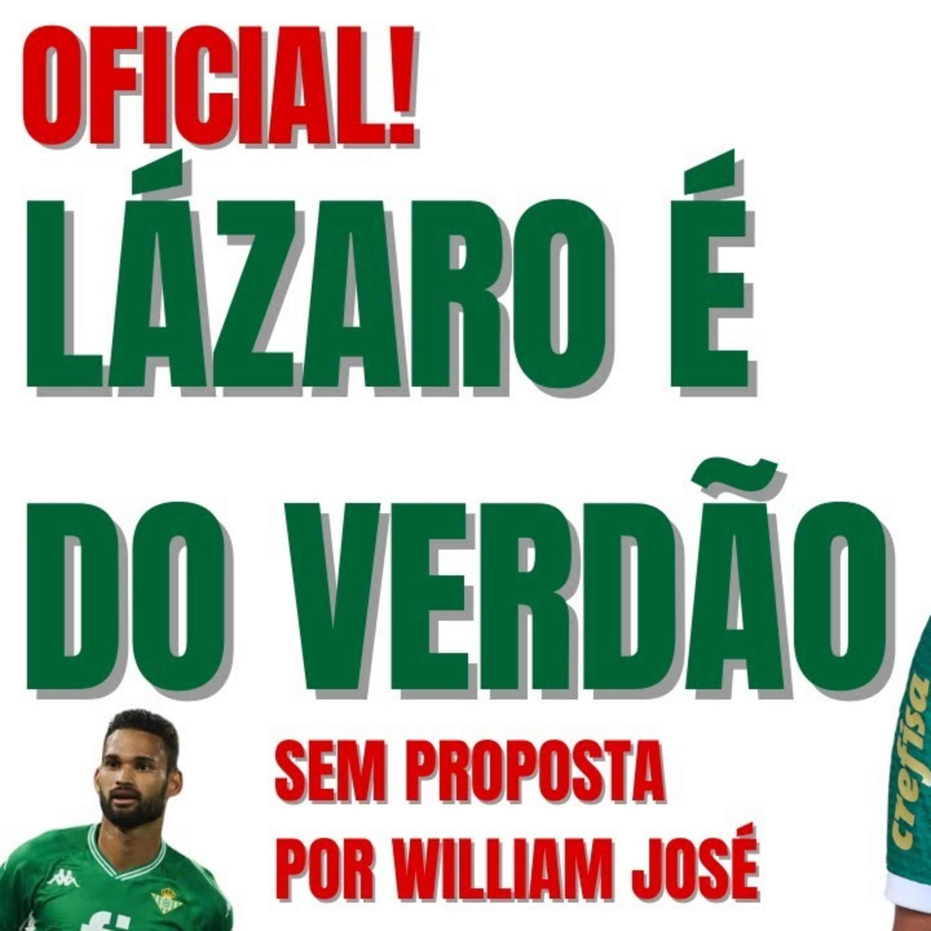 AO VIVO _ PALMEIRAS ANUNCIA CONTRATAÇÃO DO ATACANTE LÁZARO _ SEM PROPOSTA POR WILLIAM JOSÉ DO BÉTIS