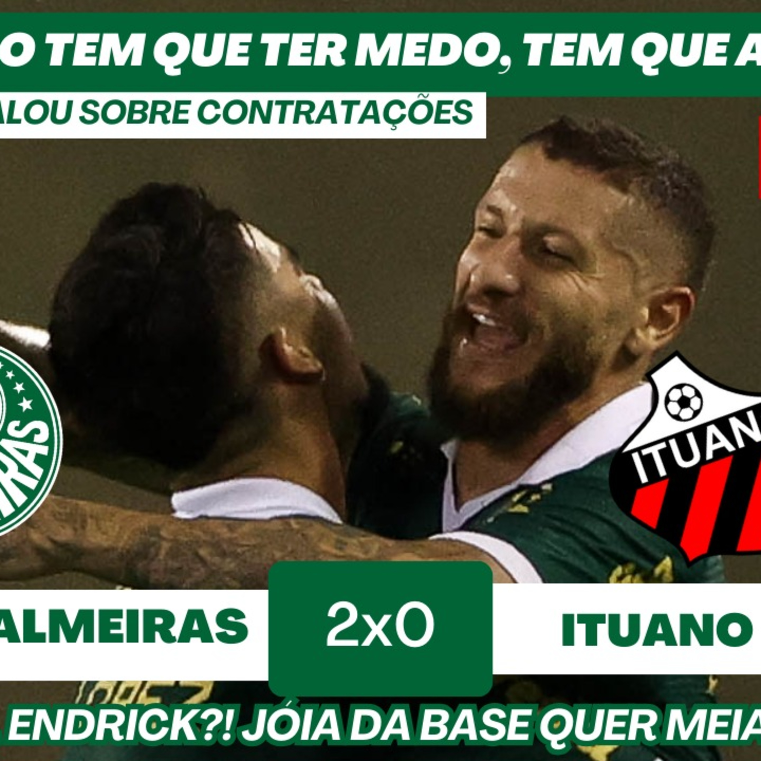 APRESENTAÇÃO LÁZARO _ PALMEIRAS VENCE ITUANO EM BARUERI _ ABEL ABRE O JOGO NA COLETIVA _ ENDRICK