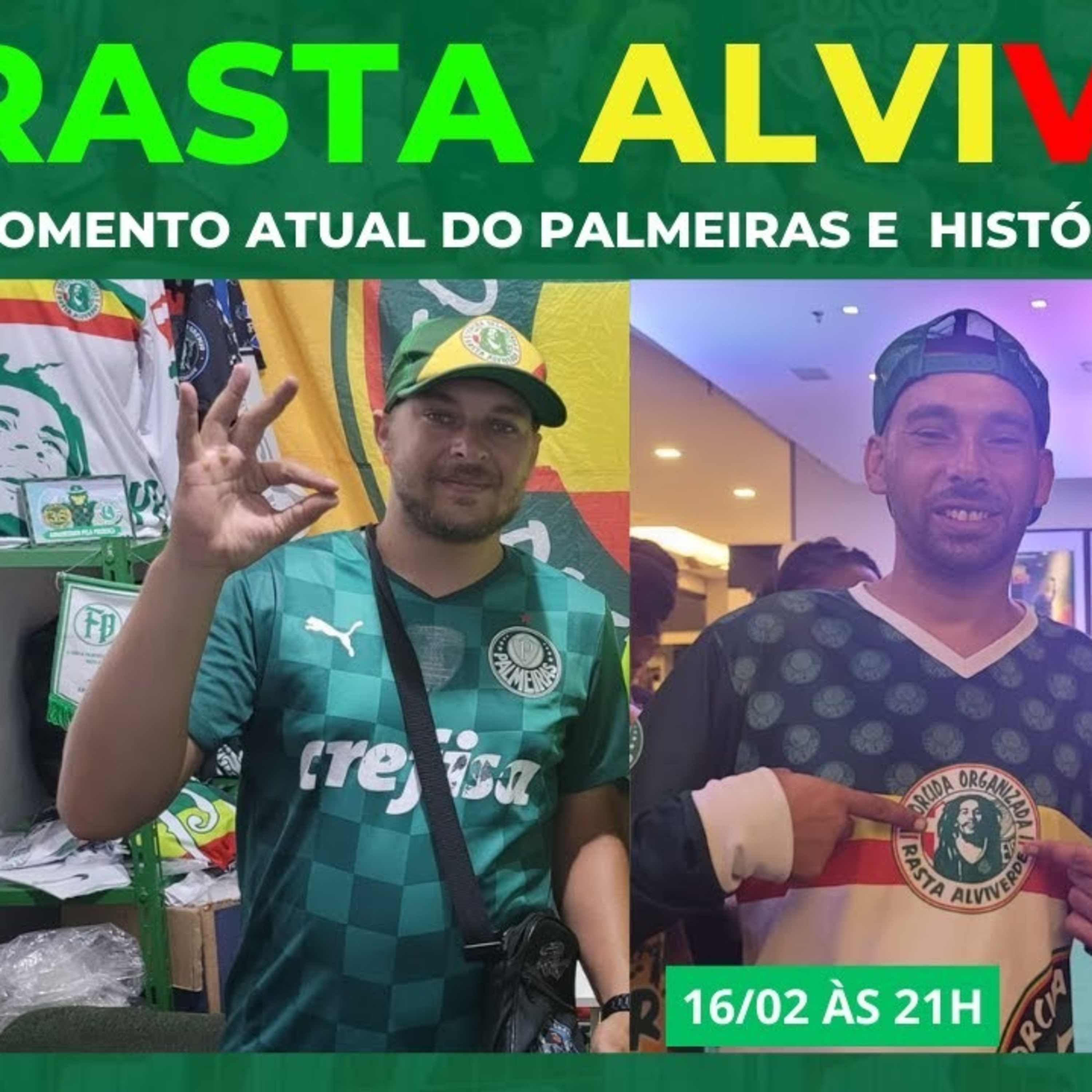 AO VIVO _ RASTA ALVIVERDE _ O MOMENTO ATUAL DO PALMEIRAS_ TORCIDA E O REGGAE