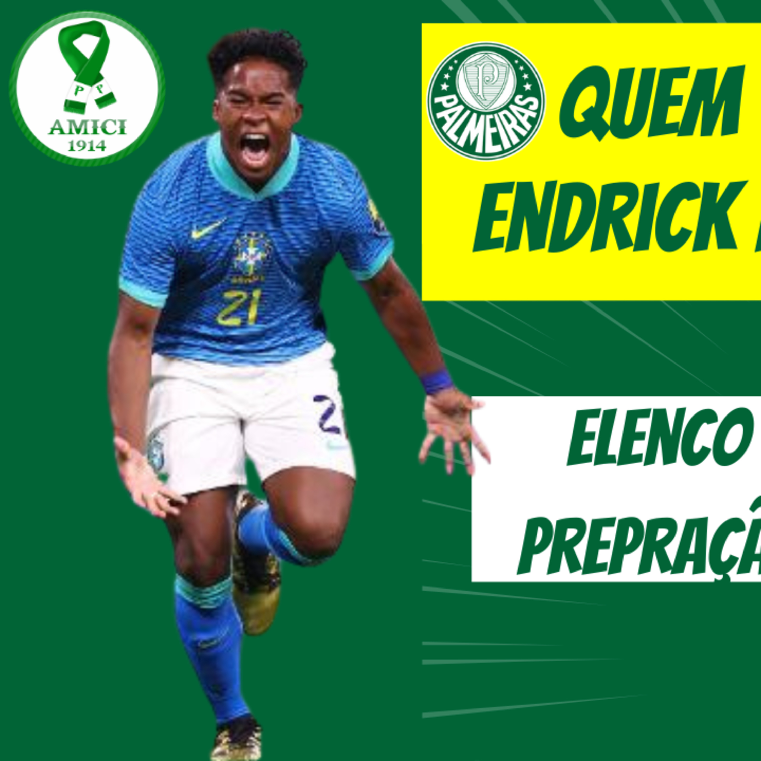 AO VIVO _ ENDRICK DEFINE VITÓRIA DA SELEÇÃO _ PALMEIRAS SEGUE FIRME EM PREPARAÇÃO PARA SEMI