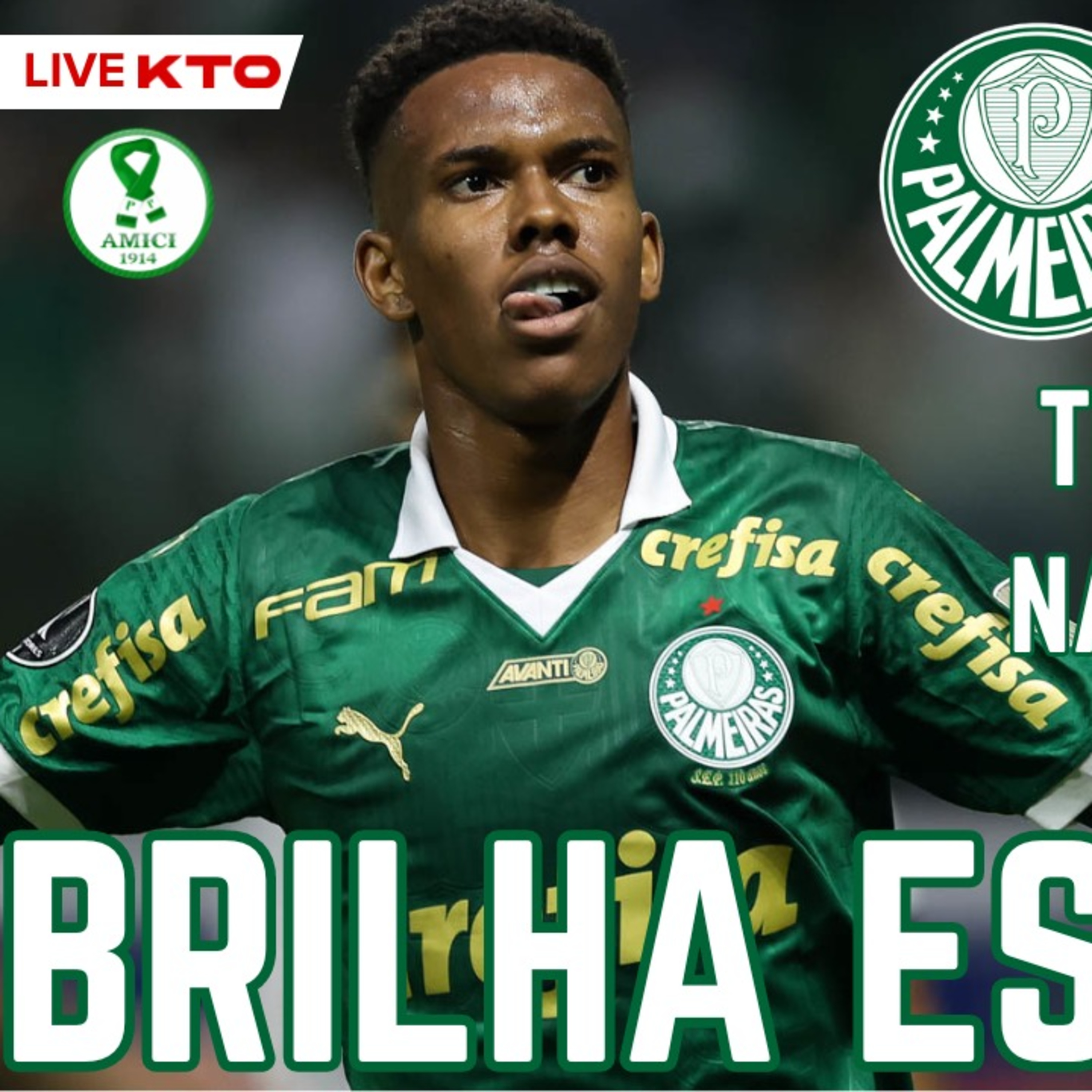 ESTEVÃO MARCA PRIMEIRO GOL E PALMEIRAS VENCE LIVERPOOL-URU DE VIRADA _ ANÁLISANDO RODADA DA LIBERTA episode artwork
