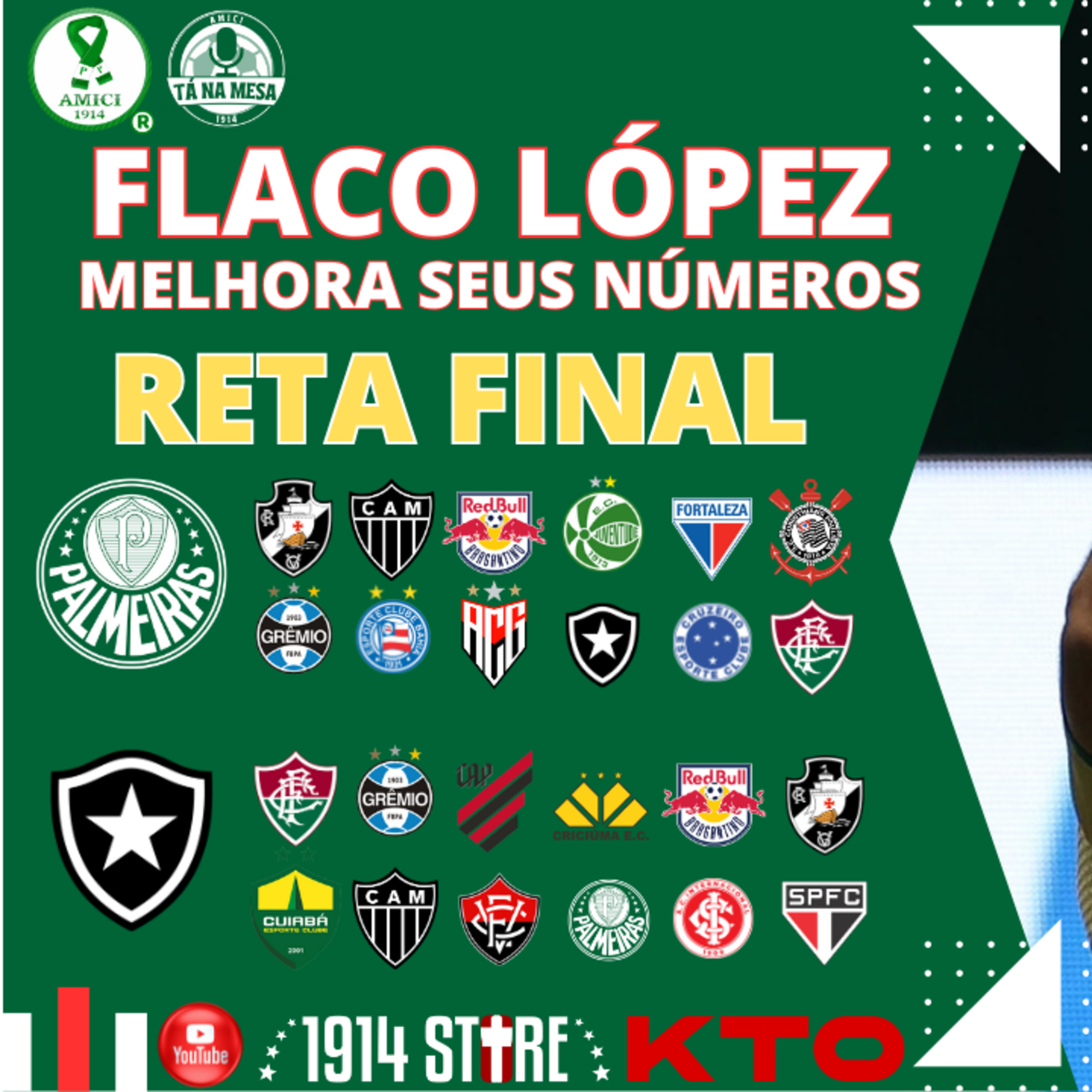 AO VIVO _ FLACO LÓPEZ MELHORA SEUS NÚMEROS _ RETA FINAL_ QUAL CAMINHO MAIS DIFÍCIL NO BRASILEIRÃO !_ episode artwork