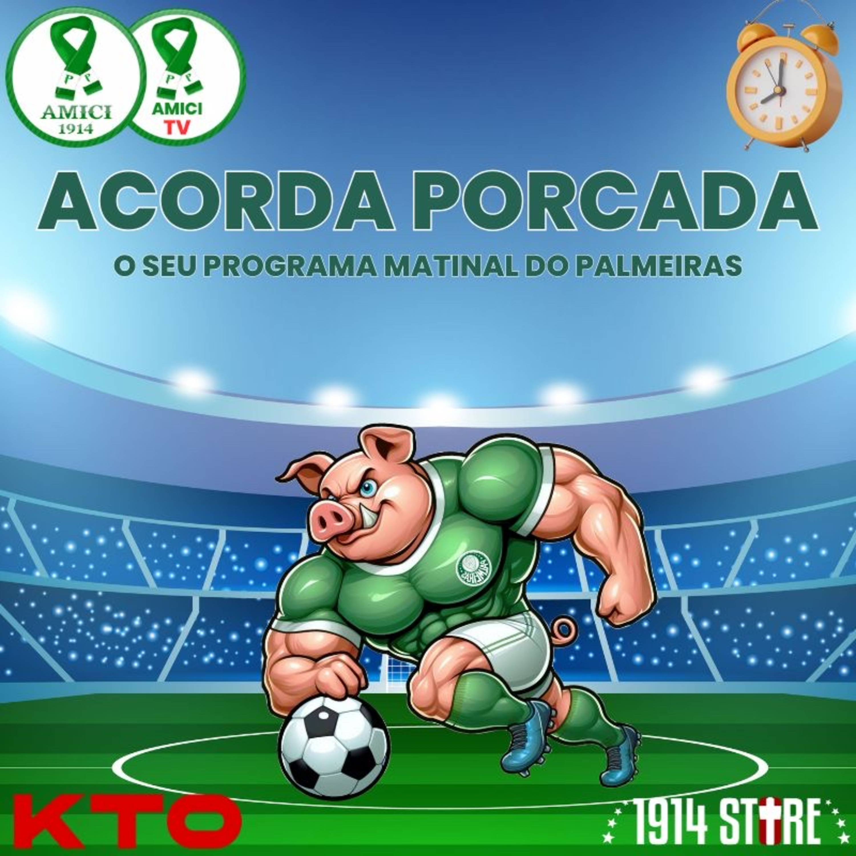 AO VIVO | ACORDA 🐷PORCADA🐷 | O SEU PROGRAMA MATINAL FALANDO DE PALMEIRAS