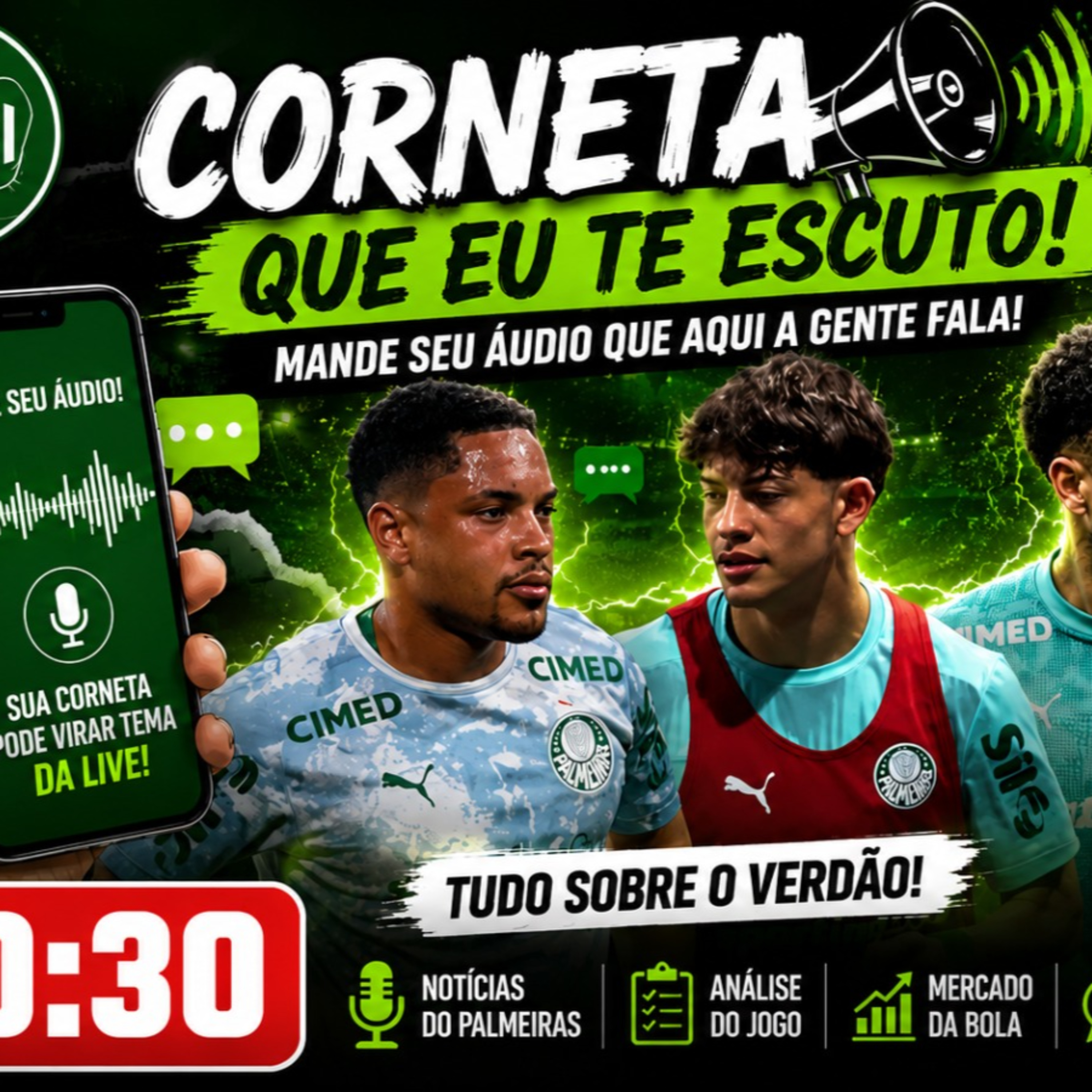 ️ CORNETA QUE EU TE ESCUTO! Vitor Roque, Giay e Felipe Anderson Liberados para Encarar o Atlético-MG! episode artwork