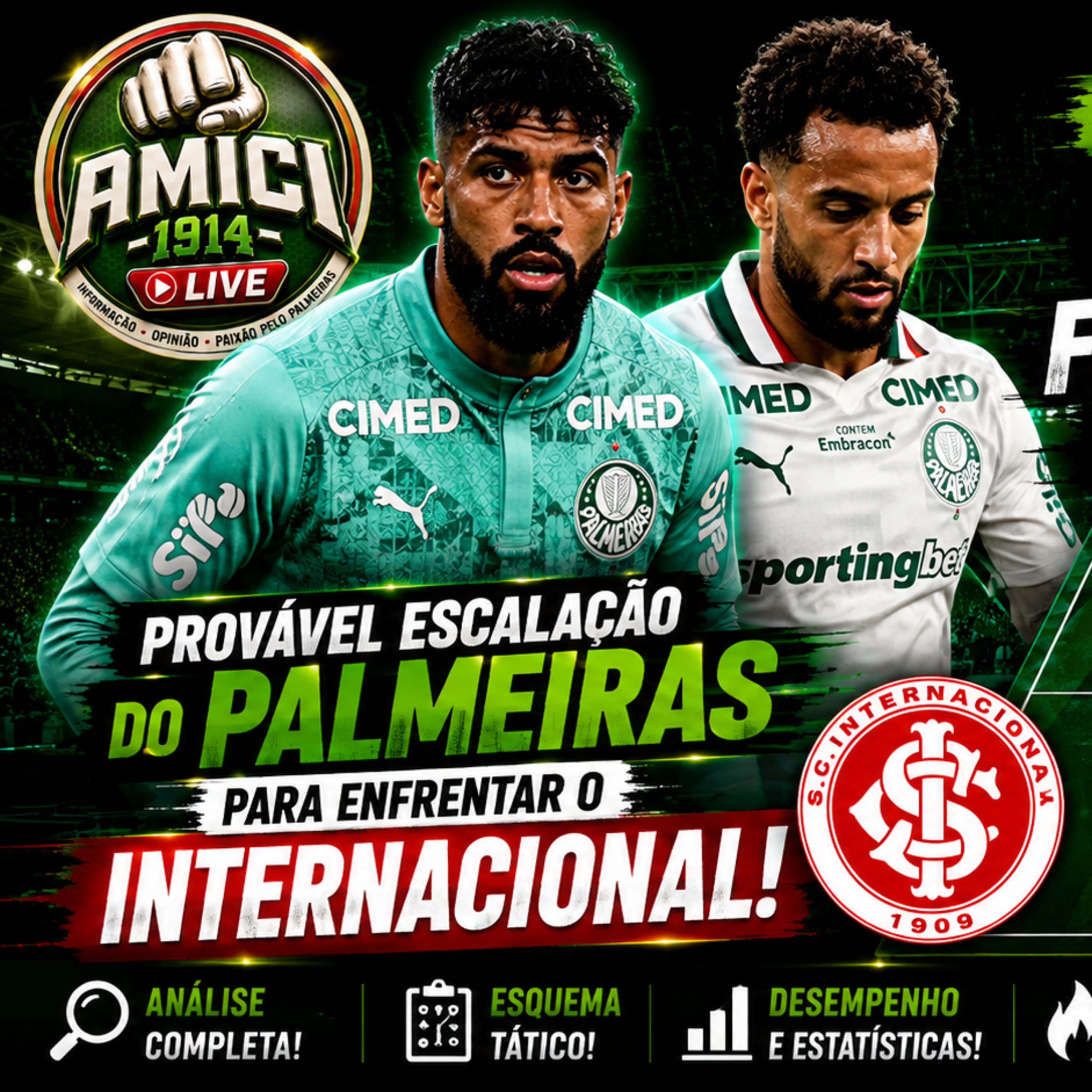 🚨 ABEL VAI MUDAR O PALMEIRAS? NOVIDADES NO TIME PARA ENFRENTAR O INTERNACIONAL! episode artwork