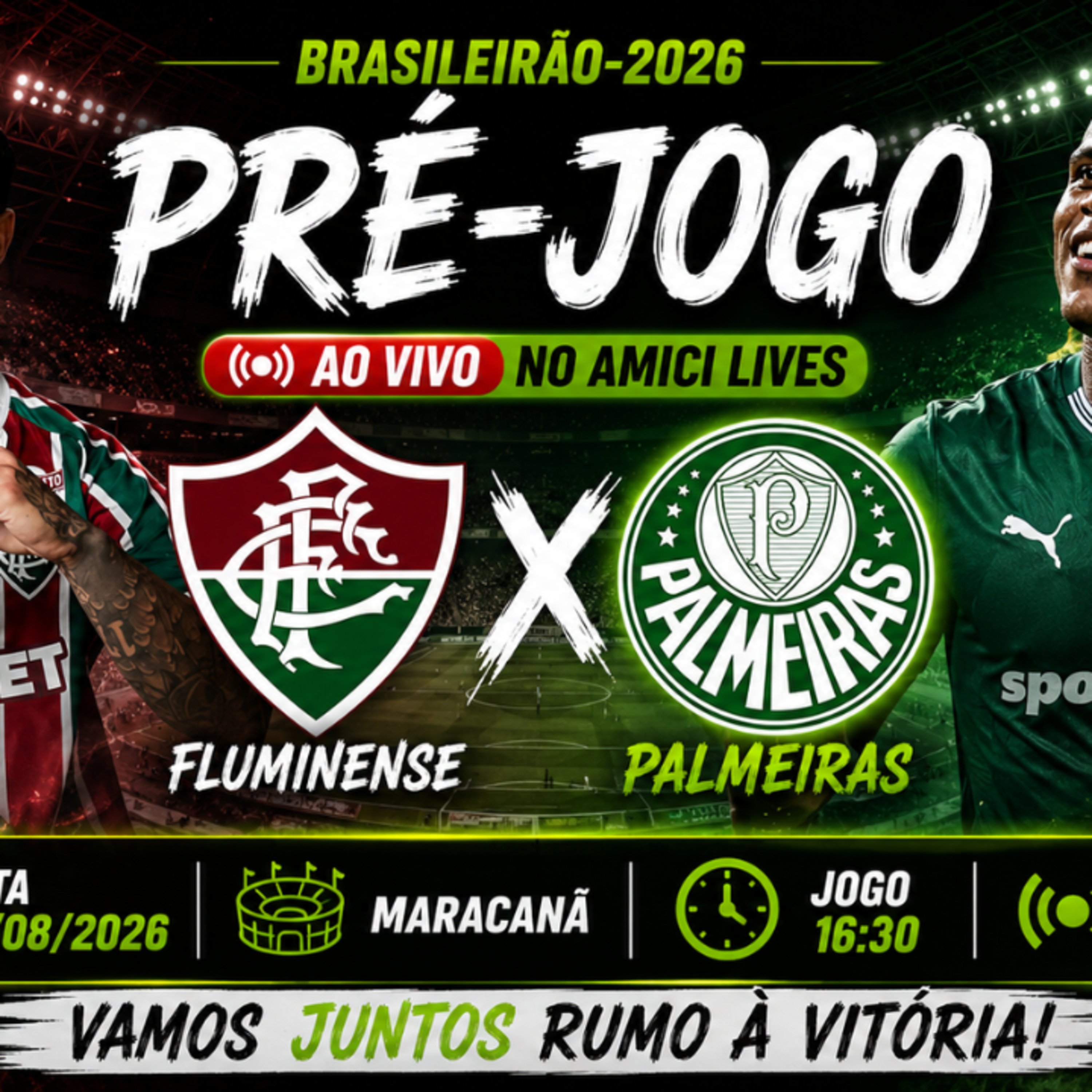 🔴 AO VIVO | FLUMINENSE X PALMEIRAS | PRÉ-JOGO BRASILEIRÃO DIRETO DO MARACANÃ!