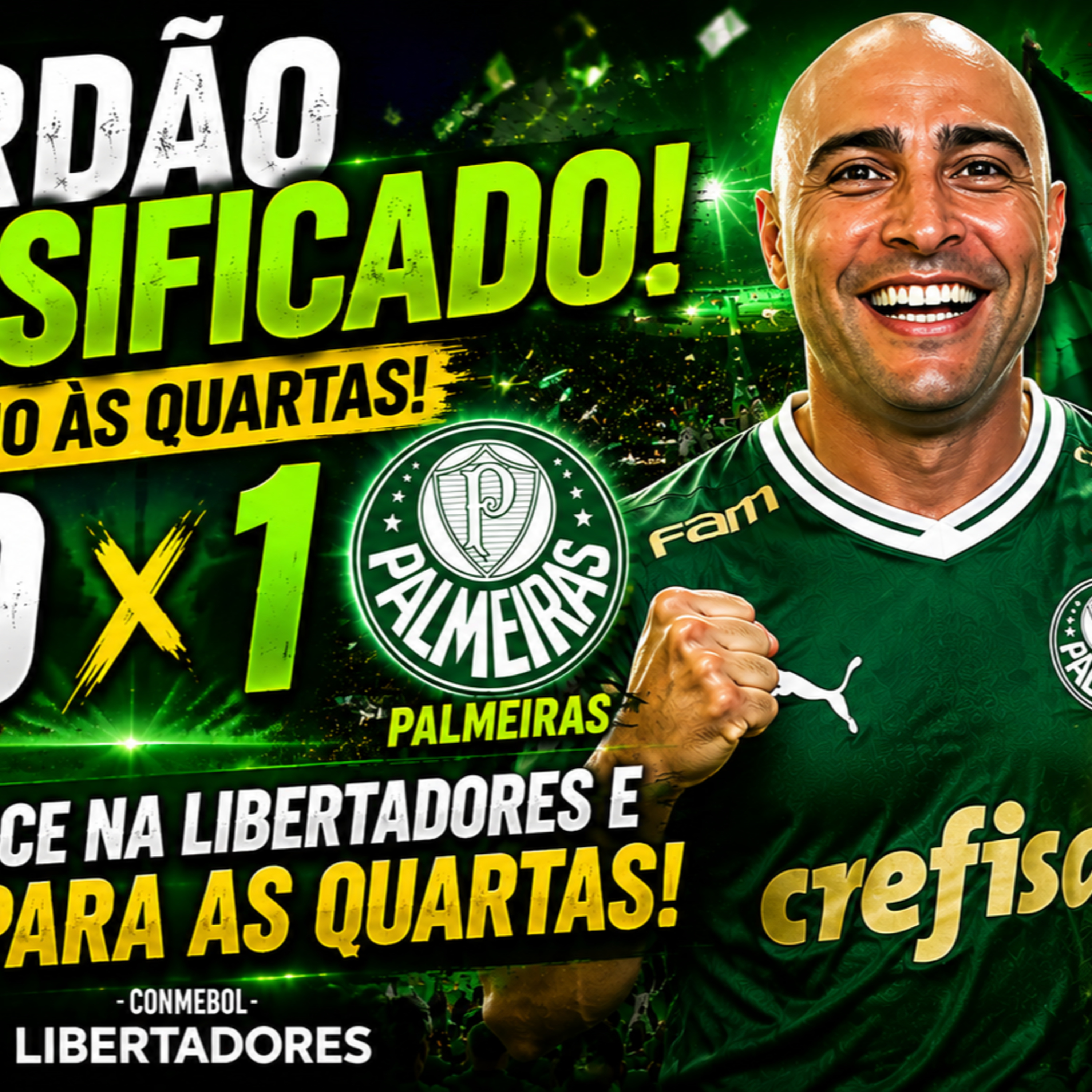 🔥 PALMEIRAS VENCE O CERRO PORTEÑO E ESTÁ NAS QUARTAS DA LIBERTADORES!