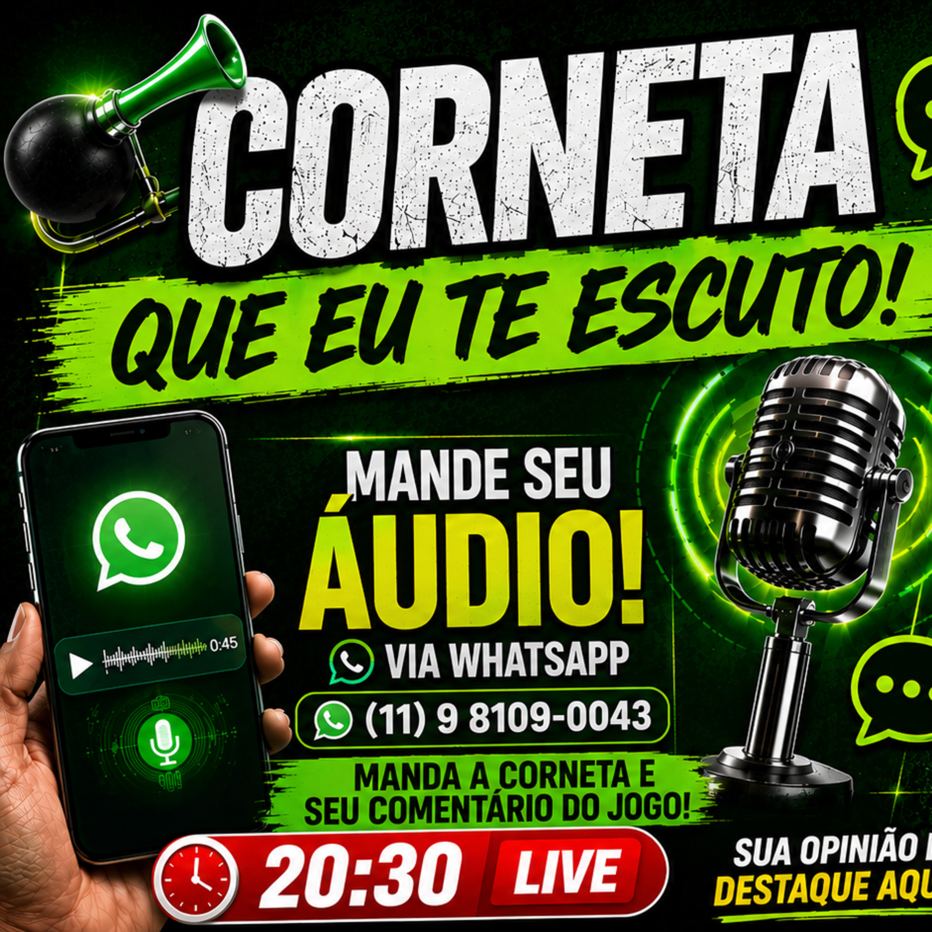 PALMEIRAS CLASSIFICADO! 🟢🔥 MANDA A CORNETA! | CORNETA QUE EU TE ESCUTO