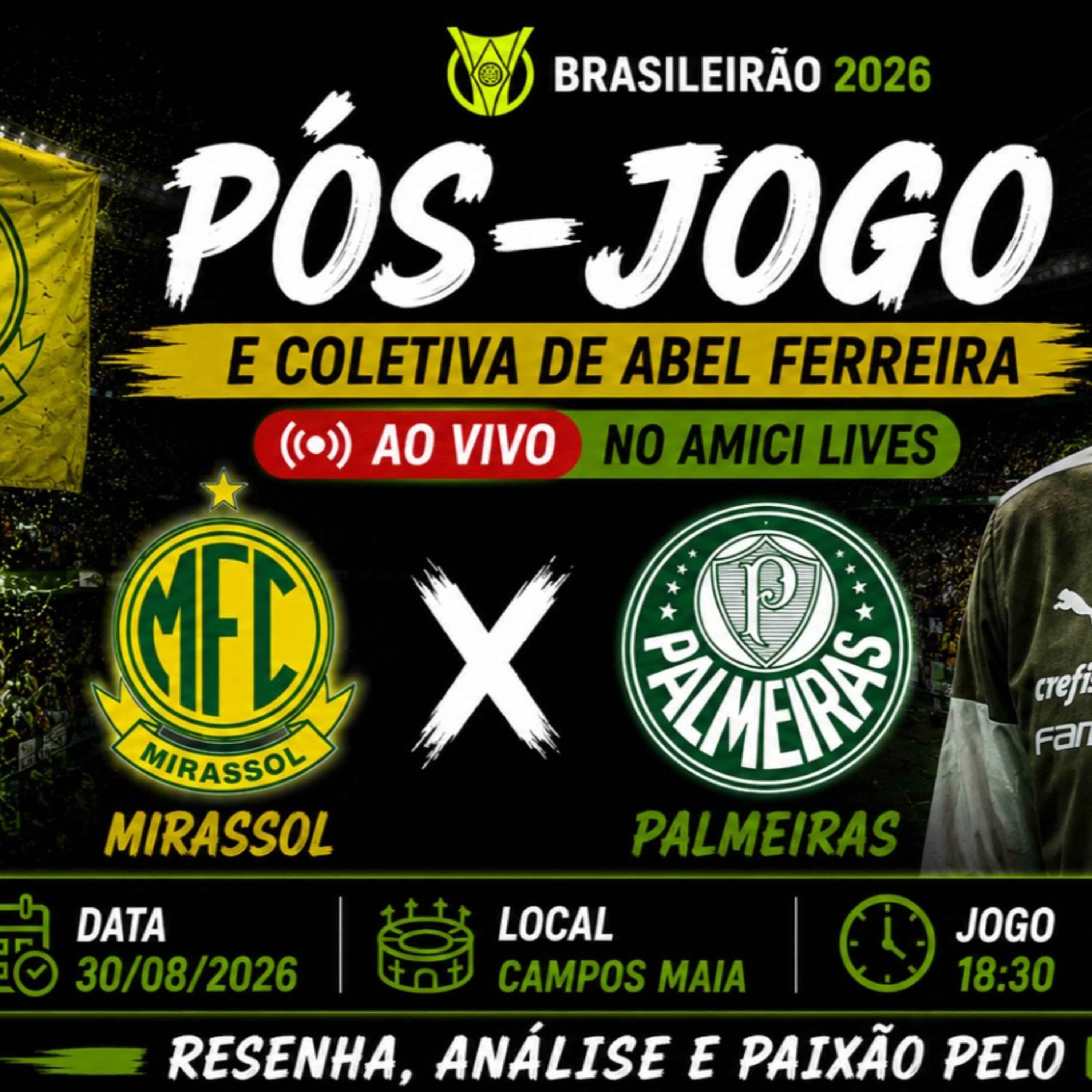 🔴 AO VIVO | SANTOS X PALMEIRAS | PÓS-JOGO + COLETIVA DE ABEL | COPA DO BRASIL