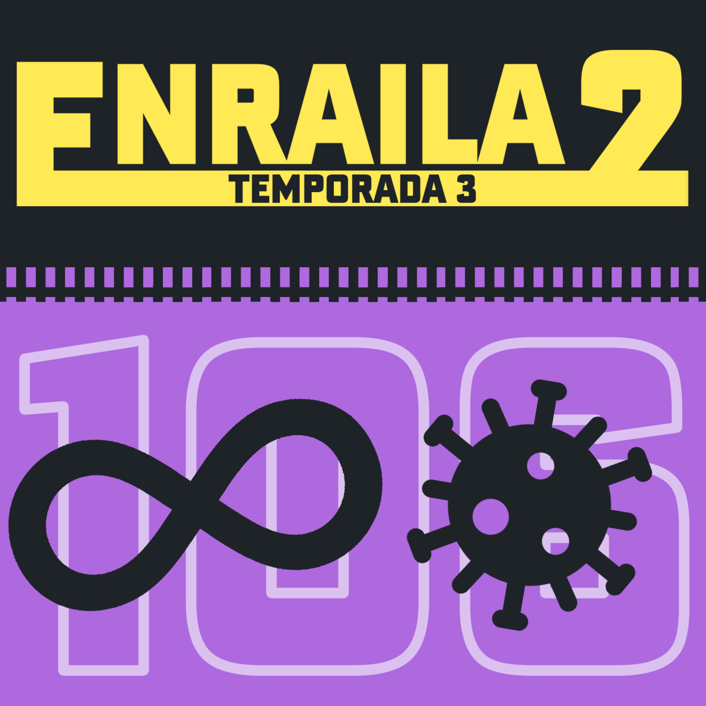 Portada de Enrailados Podcast