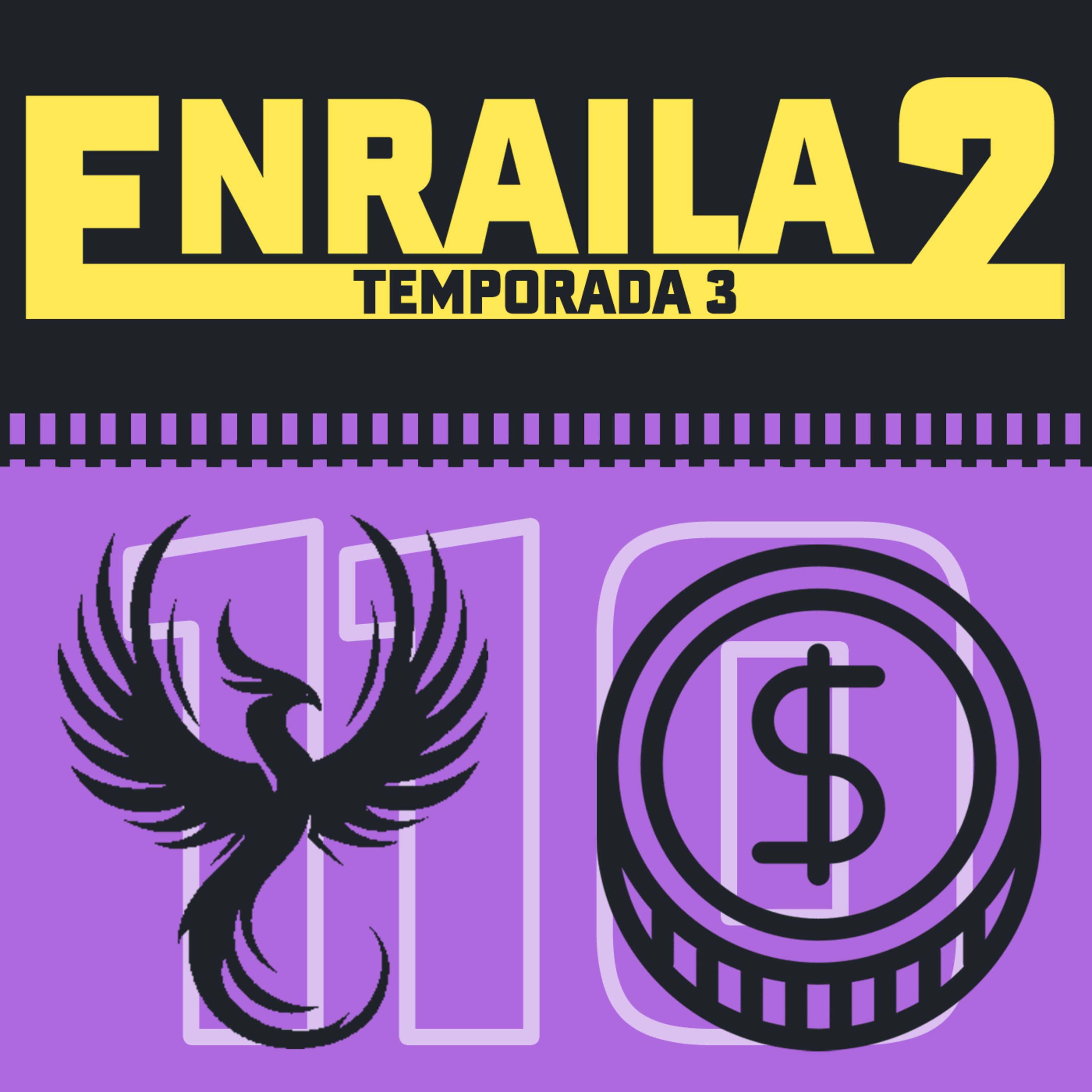 Portada de Enrailados Podcast