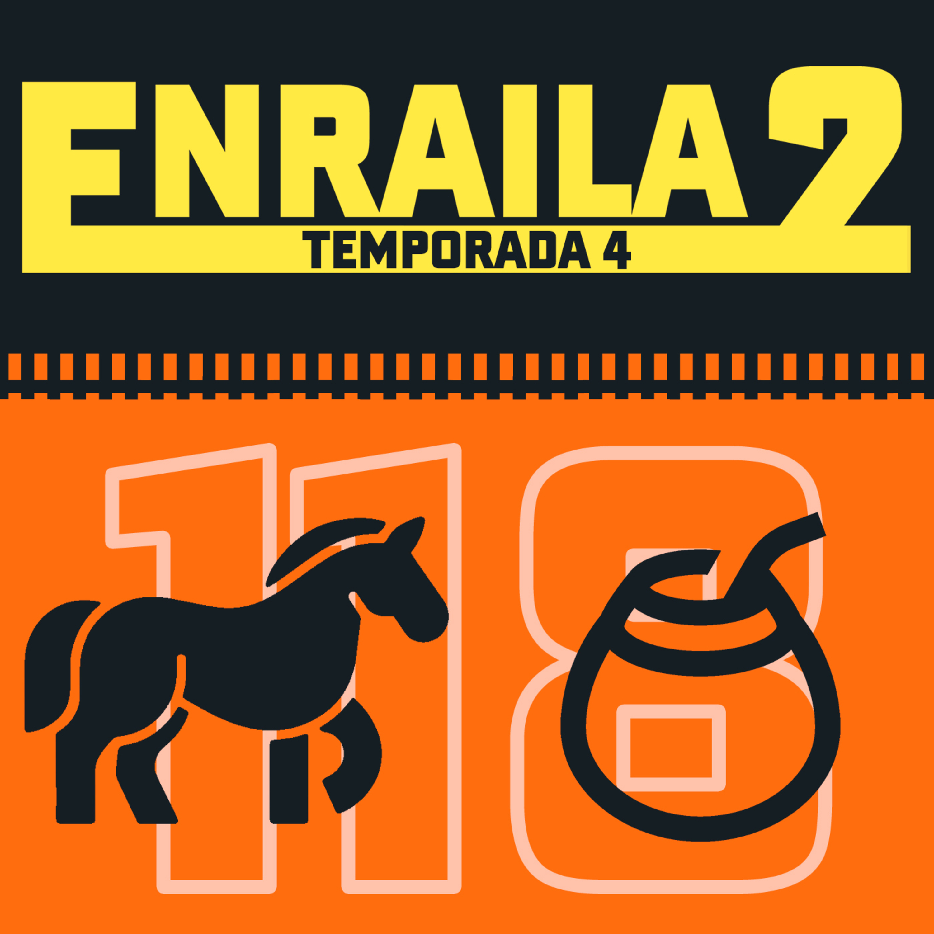 Portada de Enrailados Podcast