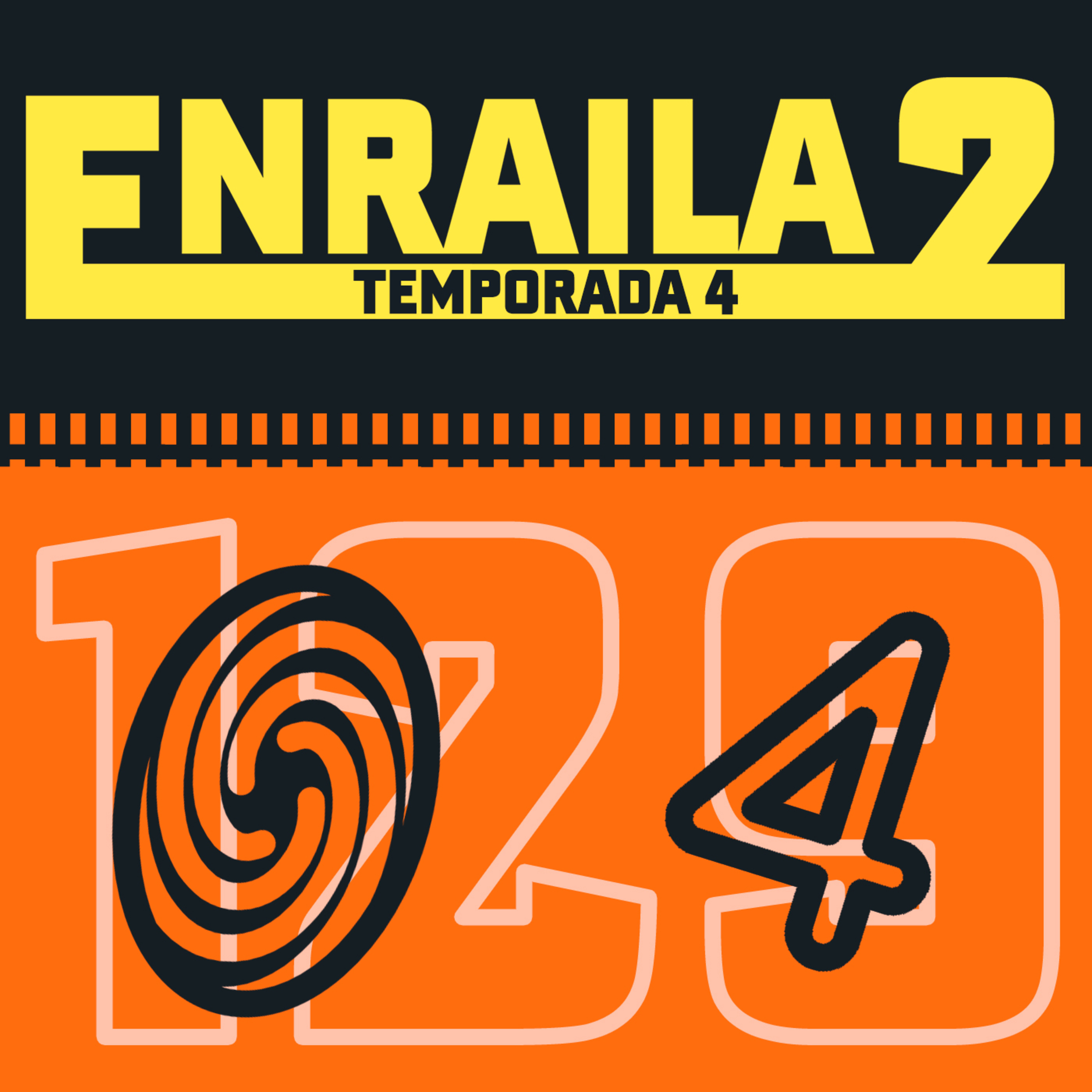Portada de Enrailados Podcast