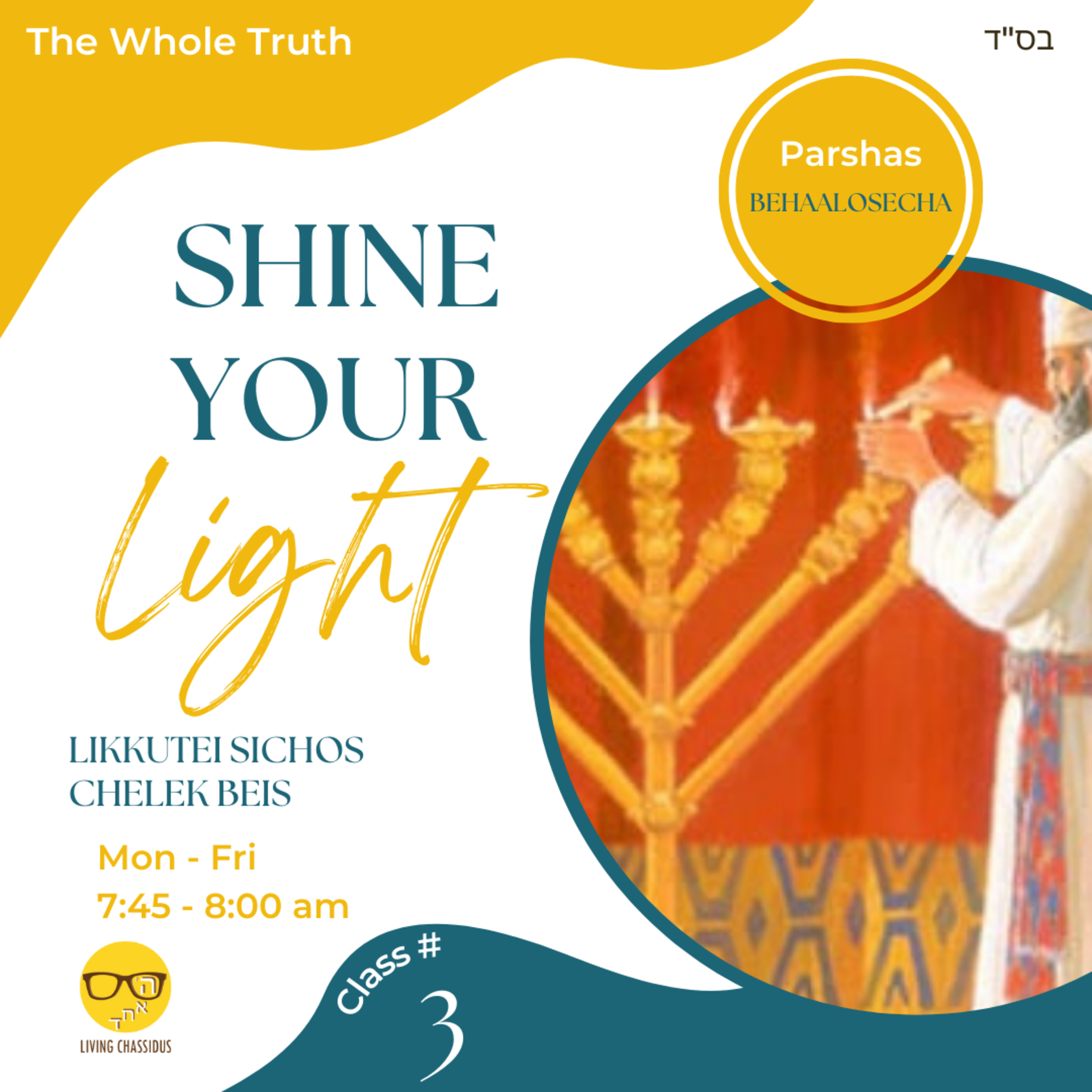 Daily Zoom Shiur Behaaloscha: Class 3 episode artwork