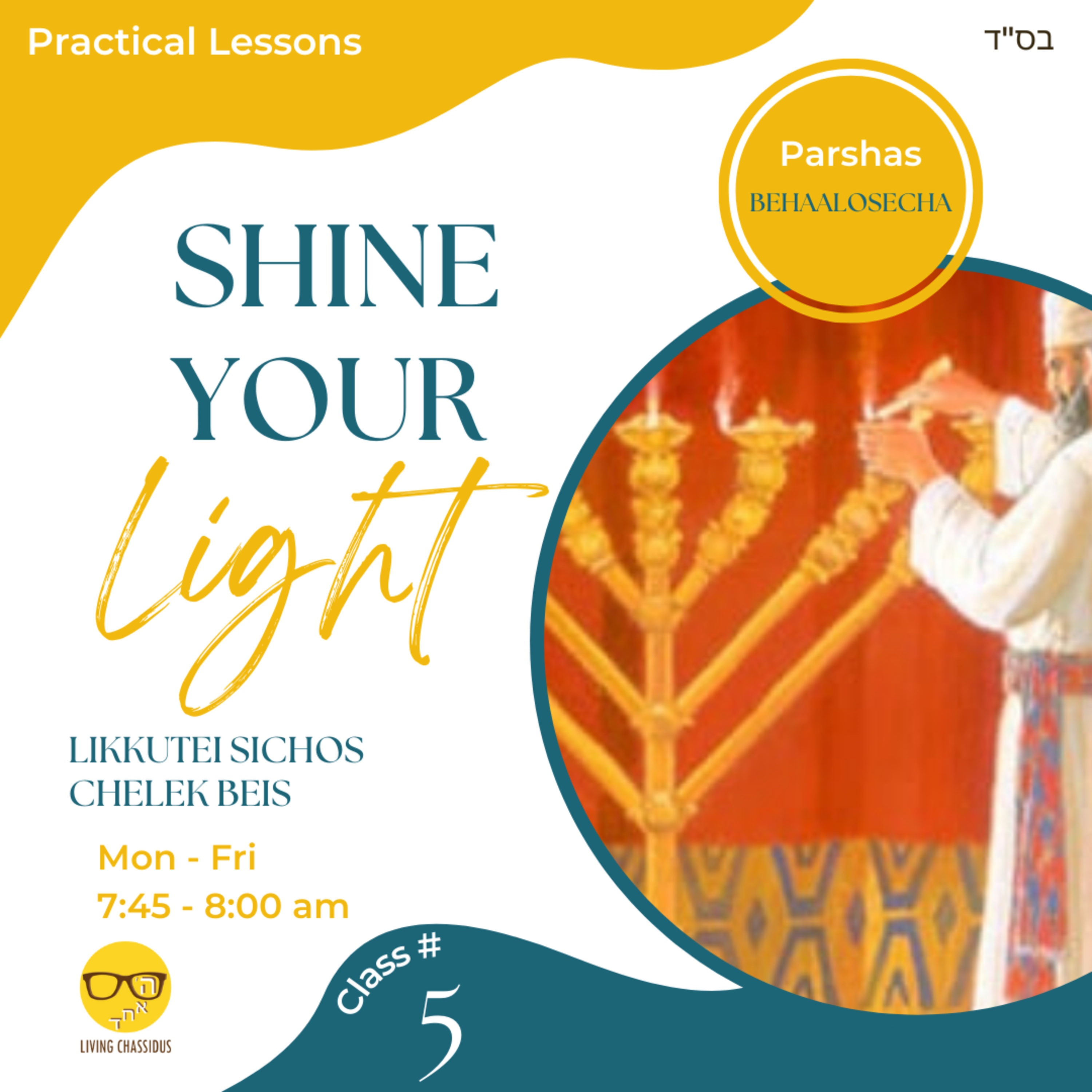 Daily Zoom Shiur Behaaloscha Class 5 episode artwork