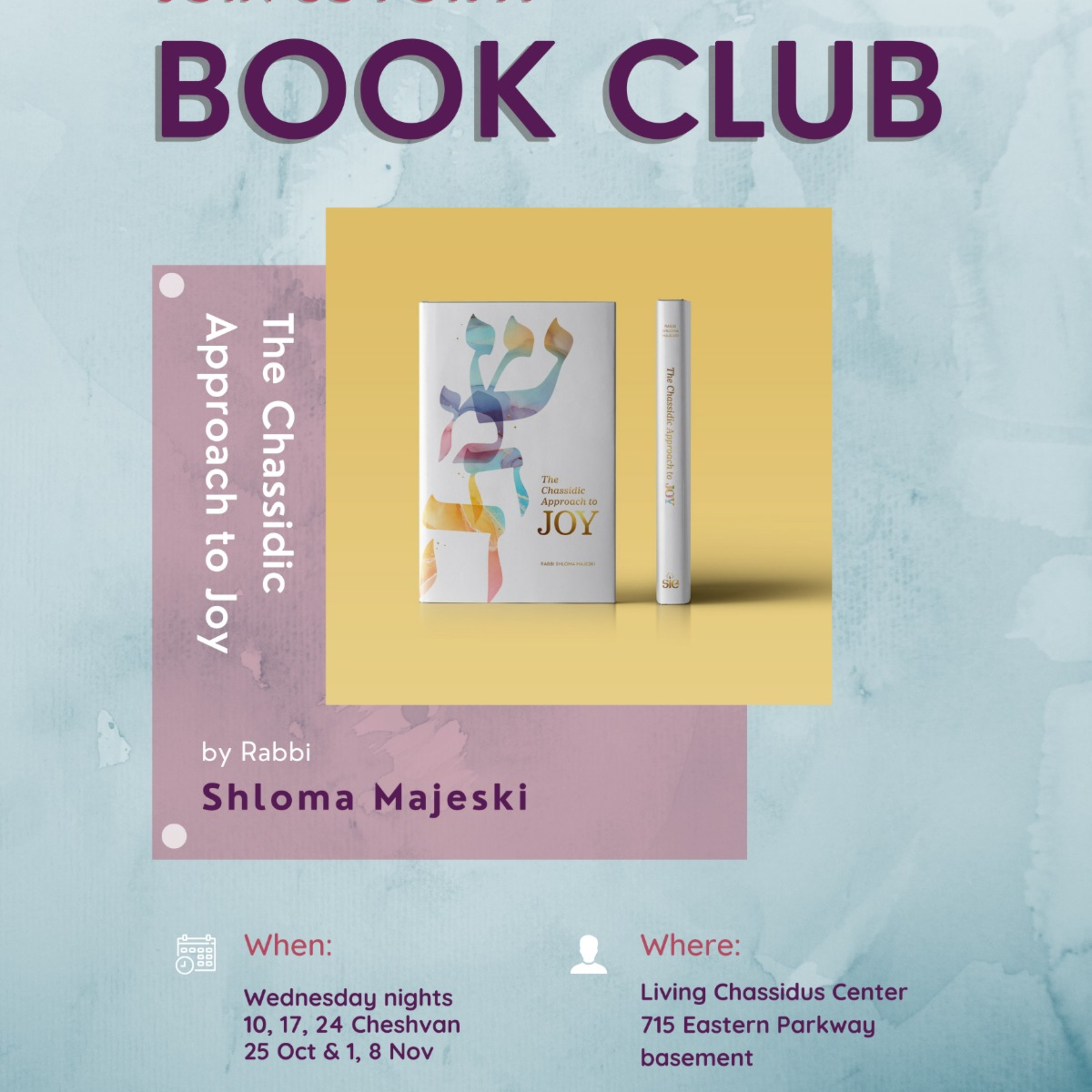 Book Club: The Chassidic Approach to Joy: Class 2 episode artwork