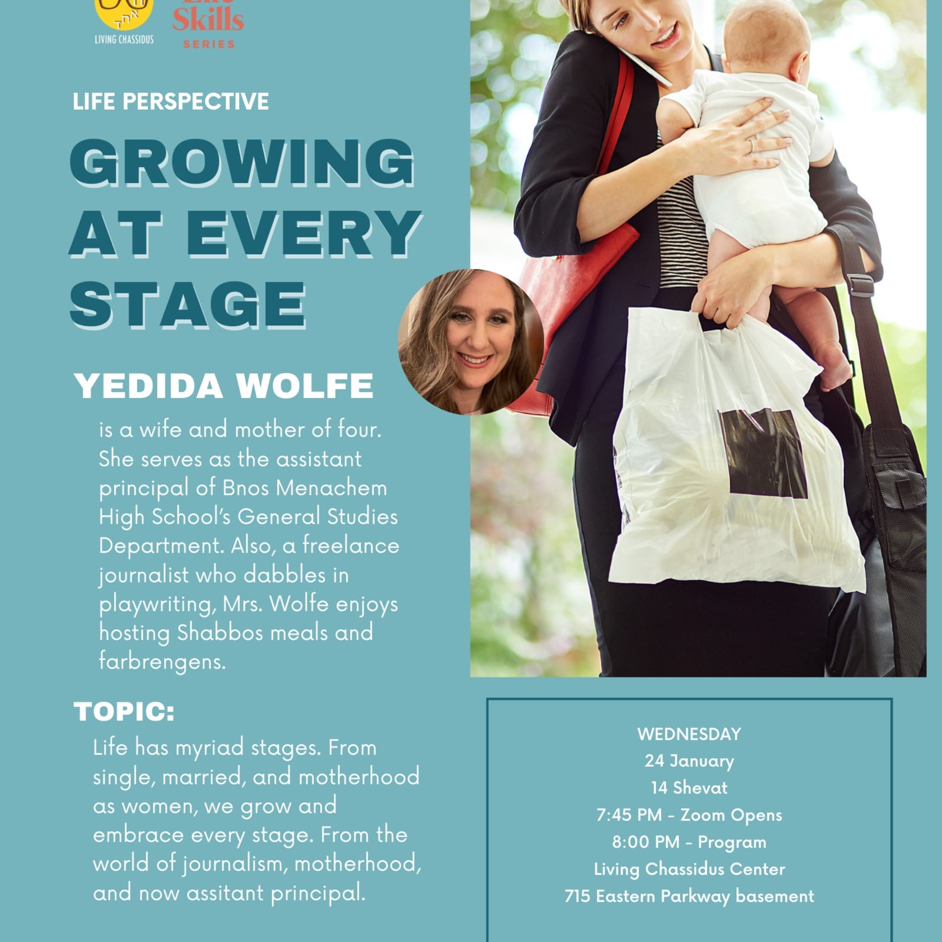 Life Skills: Growing at Every Stage with Yedida Wolfe episode artwork