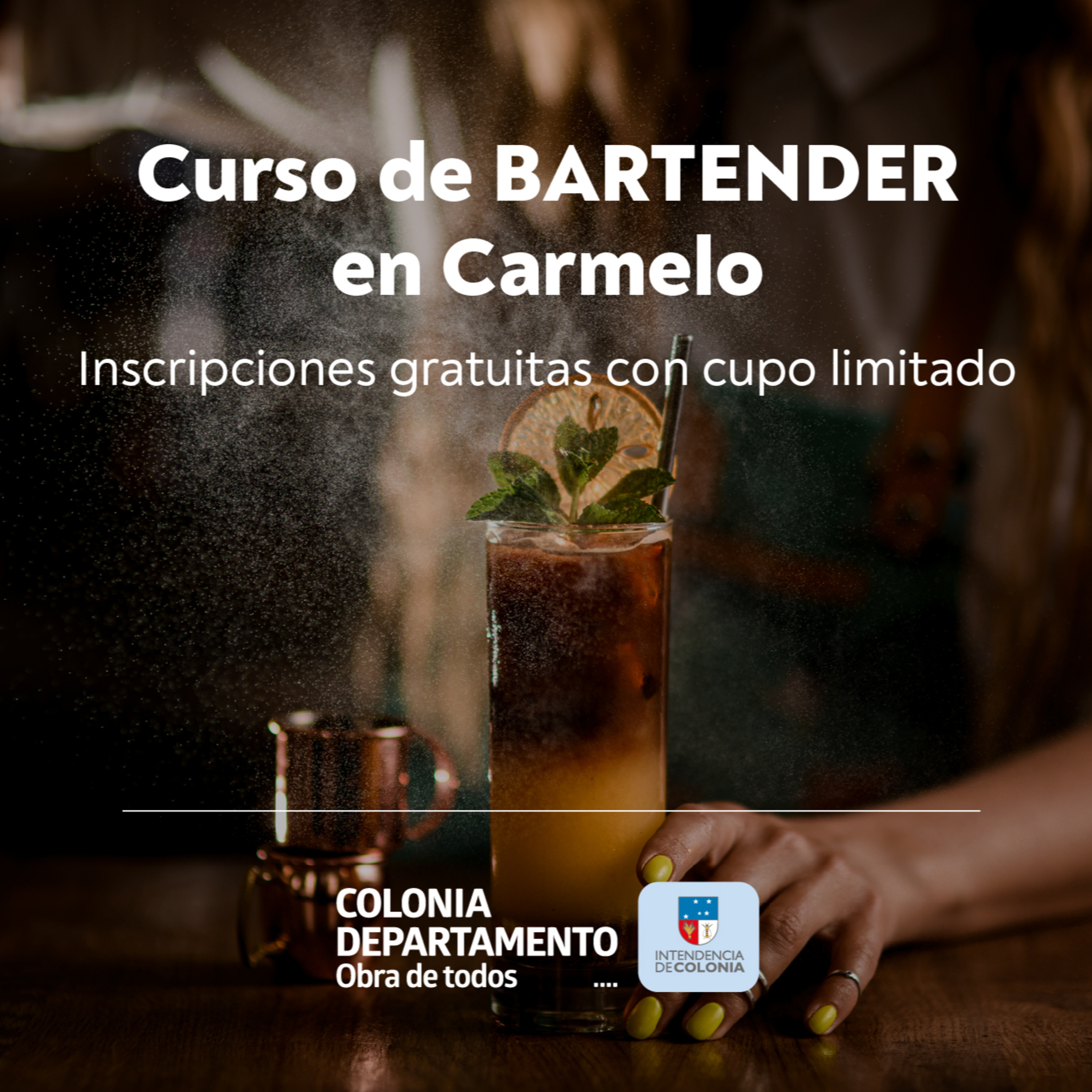 CURSOS DE BARTENDER (INICIO A LA COCTELERÍA) Y DE MOZO/A EN CARMELO episode artwork