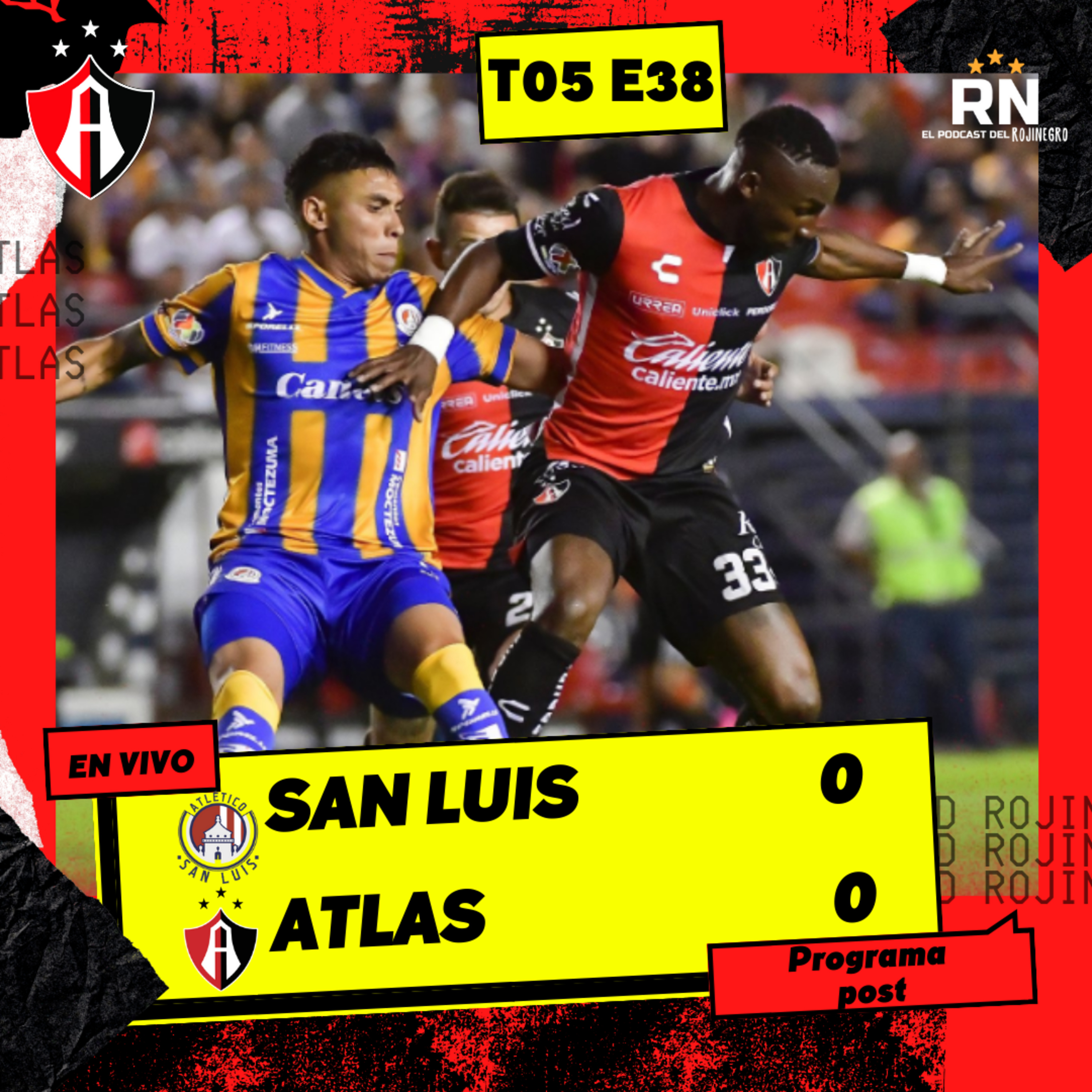 ATLAS EMPATA en SAN LUIS, Repechaje de VISITANTE | El Podcast del Rojinegro T05 E38 episode artwork