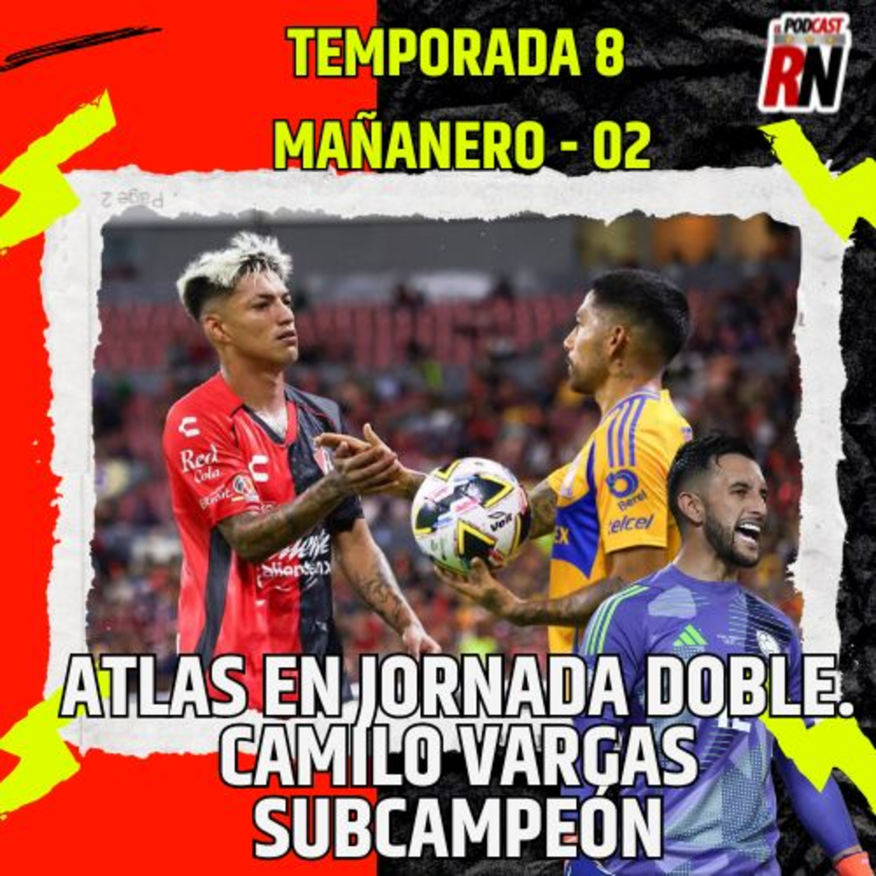 ATLAS cierra preparación VS SANTOS | CAMILO VARGAS SUBCAMPEÓN de AMÉRICA | El Podcast del Rojinegro episode artwork