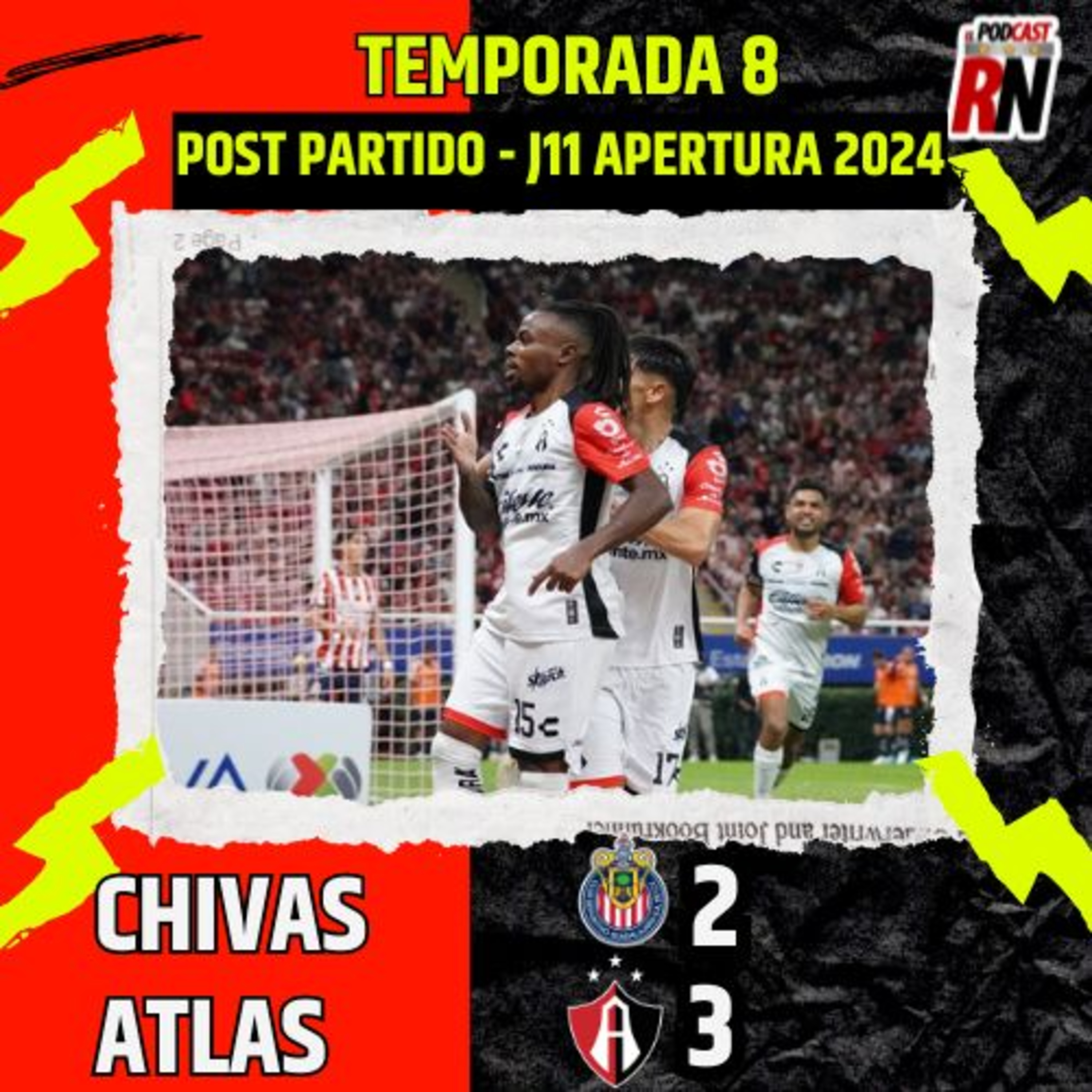 ATLAS GANA el CLÁSICO TAPATÍO en CASA de CHIVAS | El Podcast del Rojinegro episode artwork
