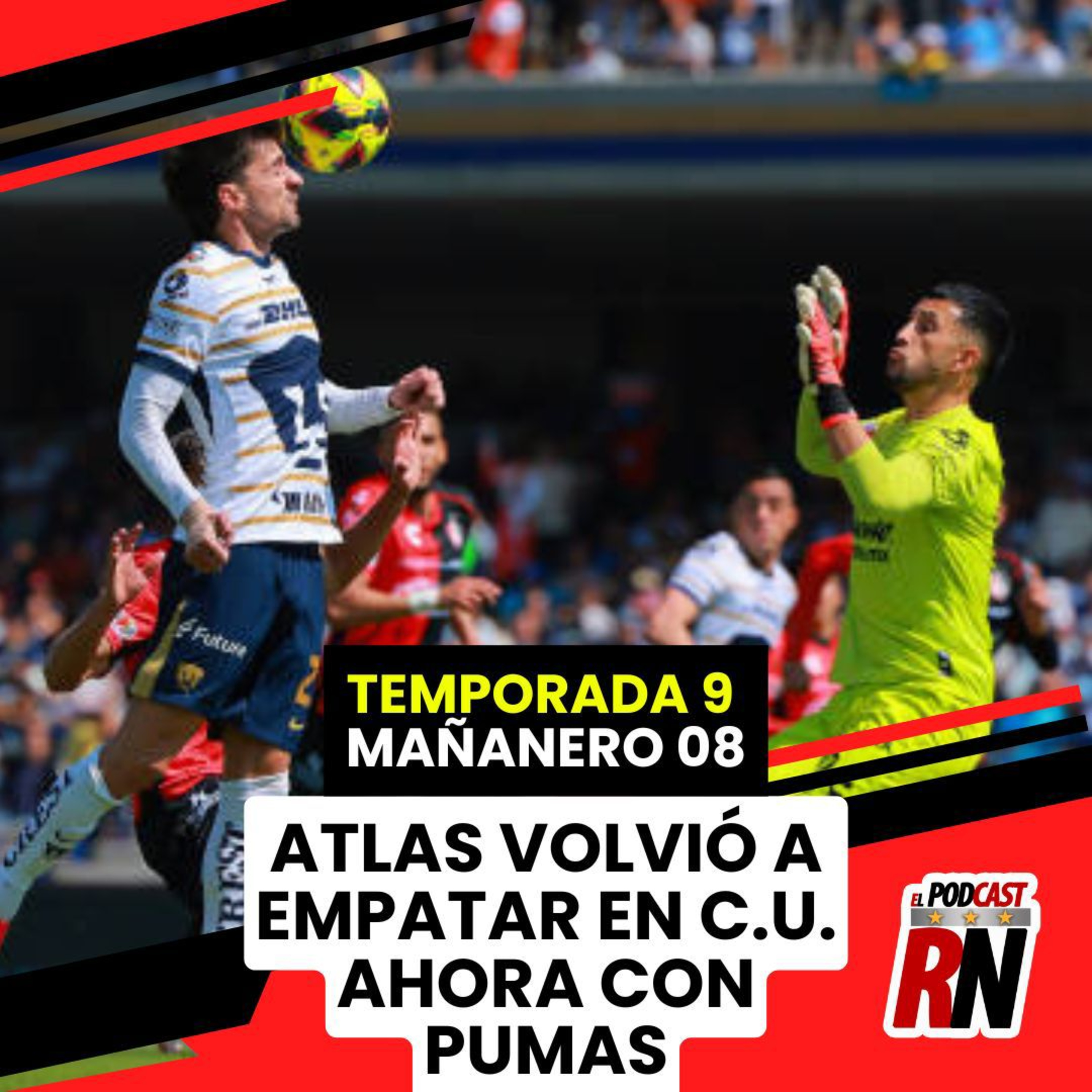 ATLAS sigue SIN GANAR y empata con PUMAS | El Podcast del Rojinegro episode artwork