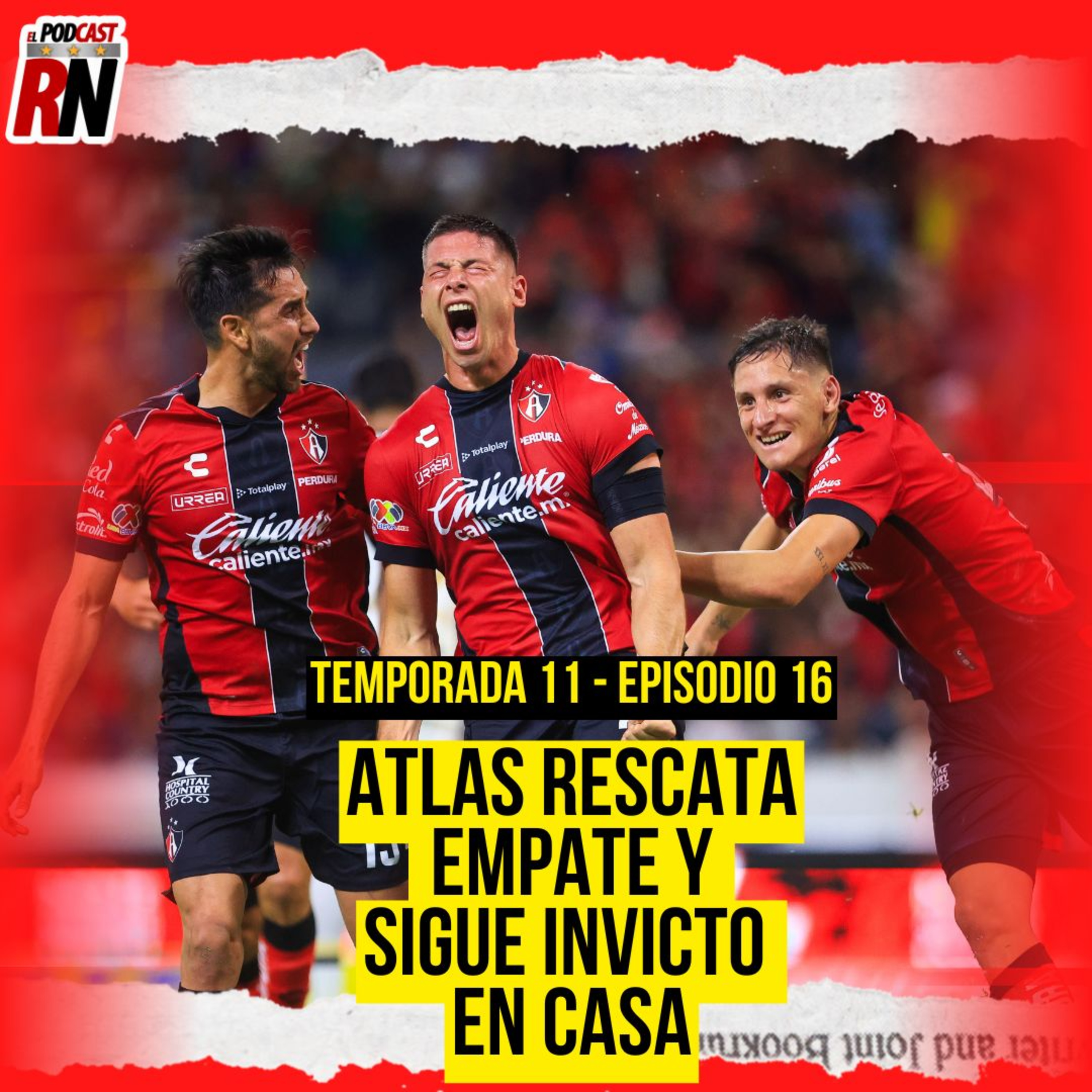 ATLAS SIGUE DANDO BUENA CARA Y DE ÚLTIMO MINUTO EMPATA CON PUMAS | EL PODCAST DEL ROJINEGRO