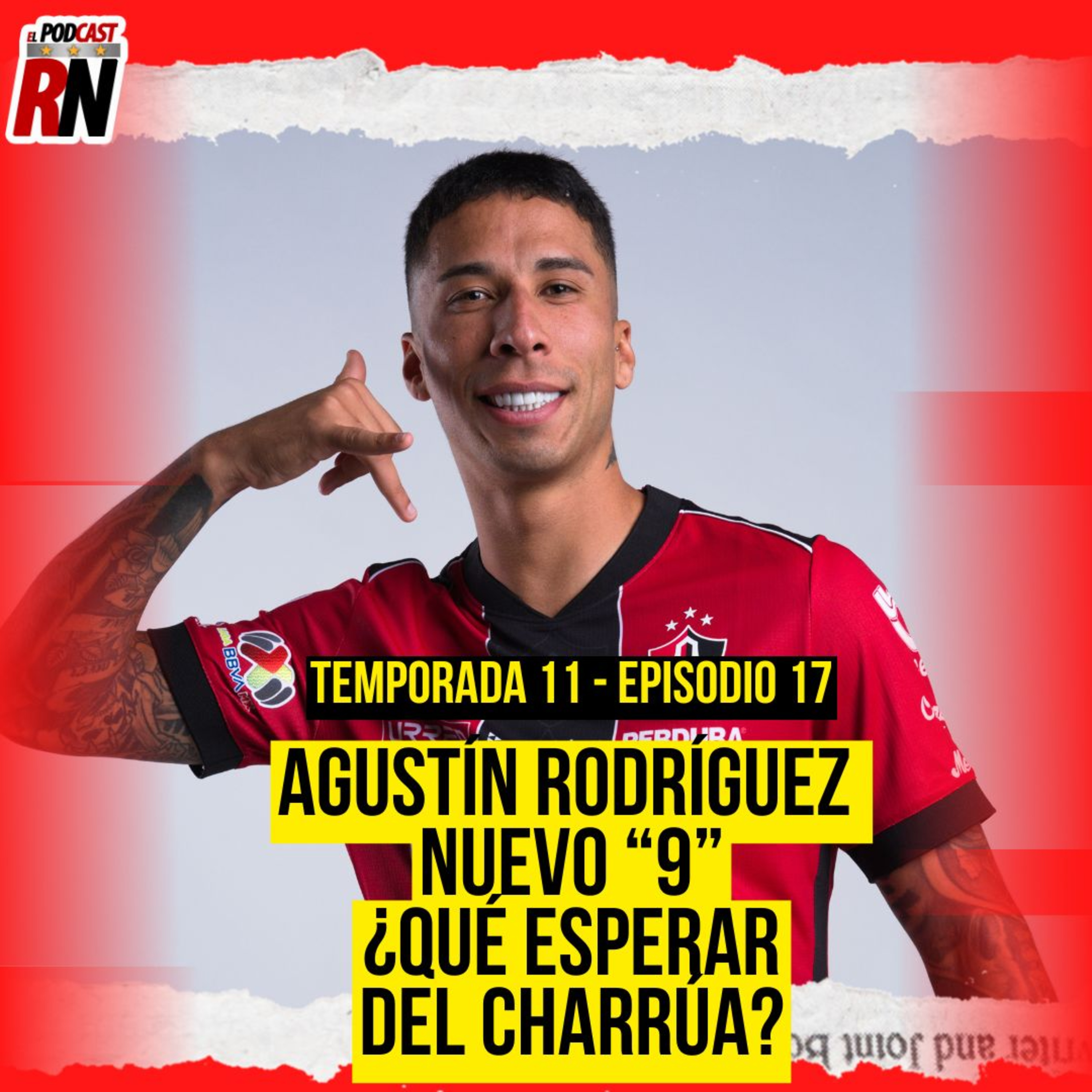 ATLAS CONFIRMA A AGUSTÍN RODRÍGUEZ DE NUEVO DELANTERO | HEREDA 9 DE FURCH | EL PODCAST DEL ROJINEGRO episode artwork