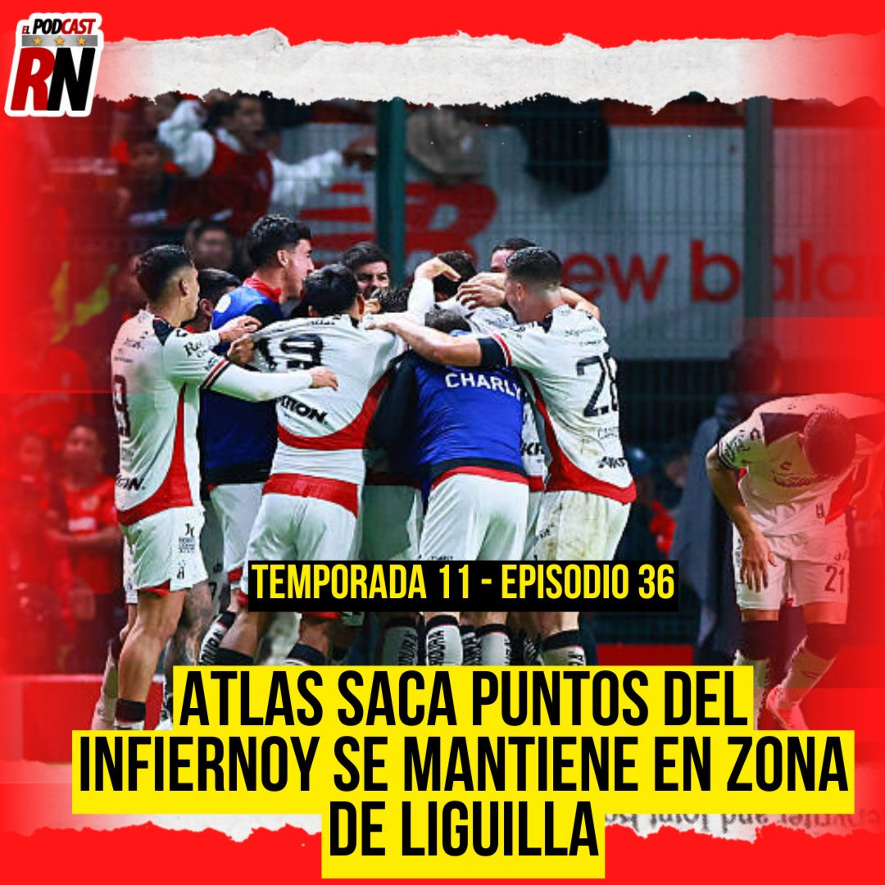 ATLAS saca PUNTO VALIOSO de la casa del BICAMPEÓN TOLUCA | El Podcast del Rojinegro episode artwork