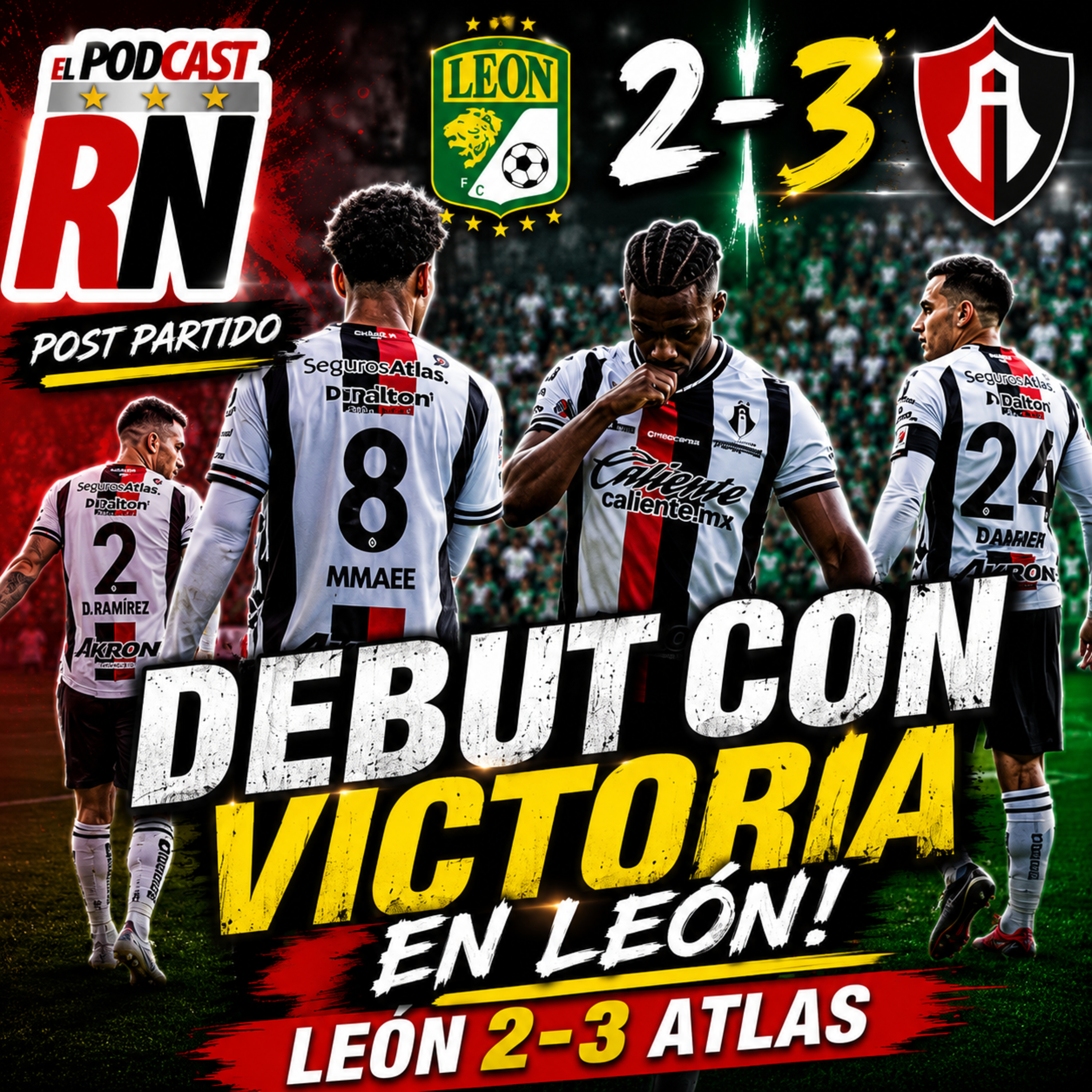 😱🇨🇻 DUK DEBUTA CON GOL... ¡Y ATLAS🔴⚫ LE PEGA a León de visitante! Podcast Rojinegro episode artwork
