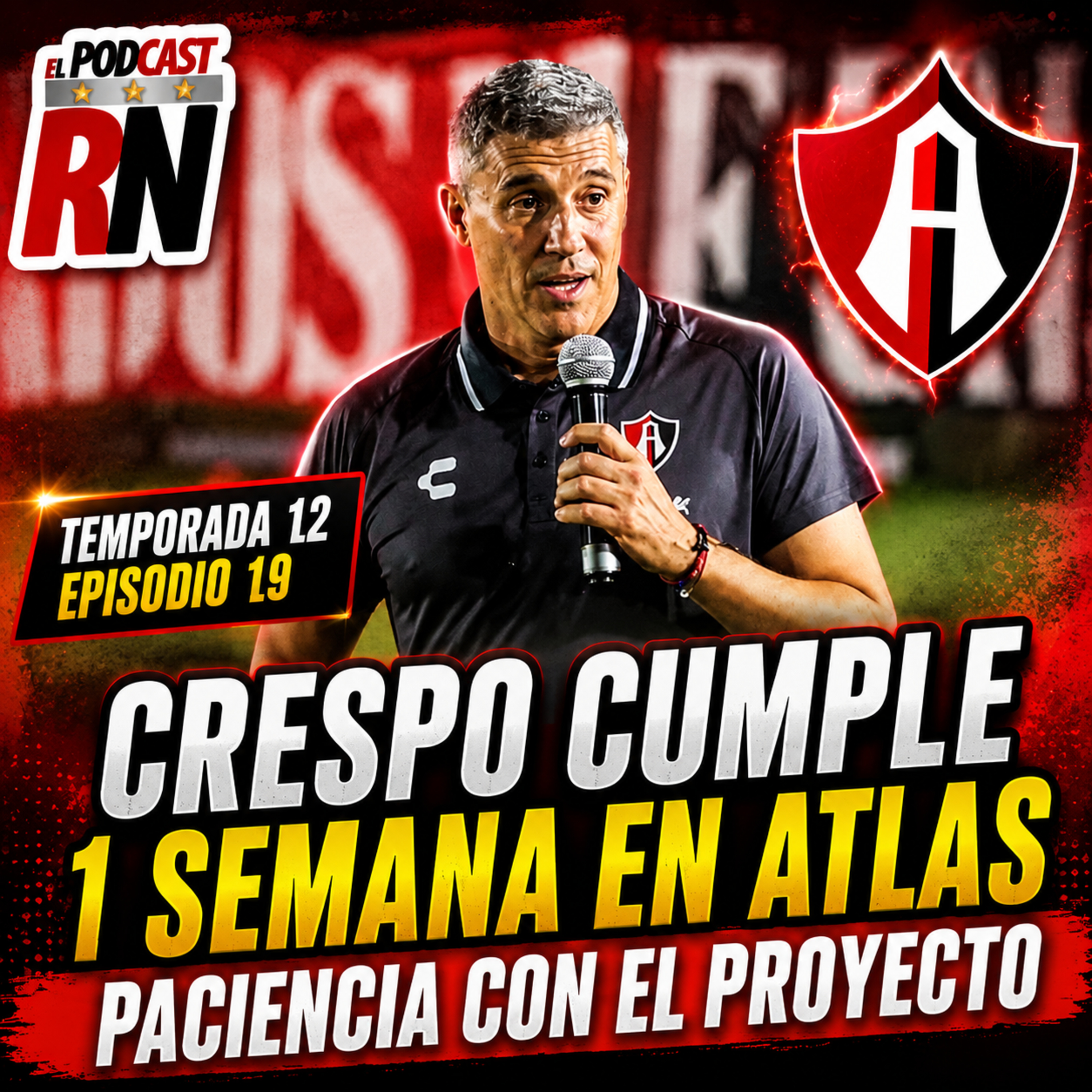 ¡ATLAS🔴⚫ NECESITA TIEMPO! Lo que deja la primera semana de HERNÁN CRESPO🇦🇷 | PODCAST ROJINEGRO episode artwork