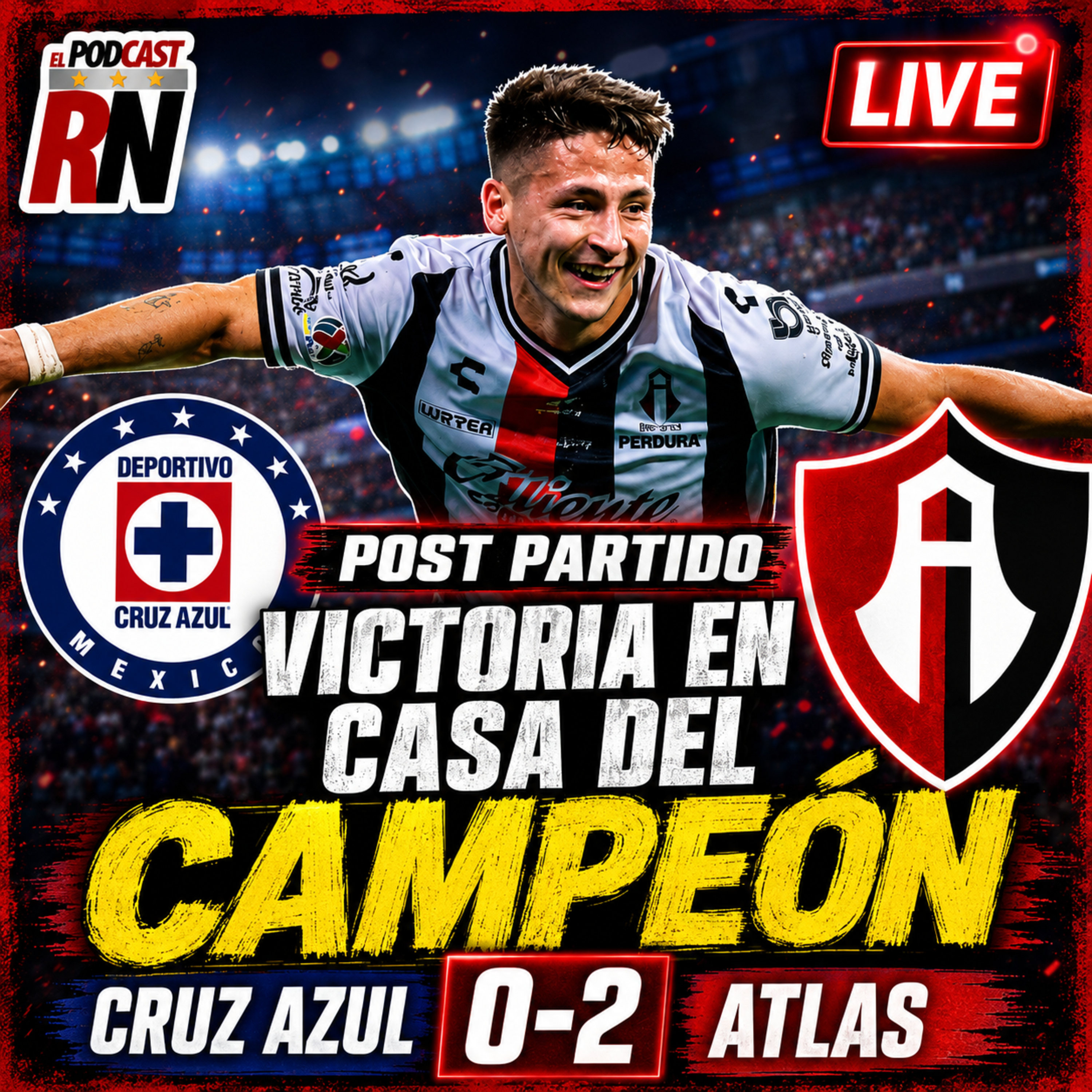 ATLAS en RACHA de VICTORIAS y saca TRIUNFO de la casa del CAMPEÓN: CRUZ AZUL episode artwork