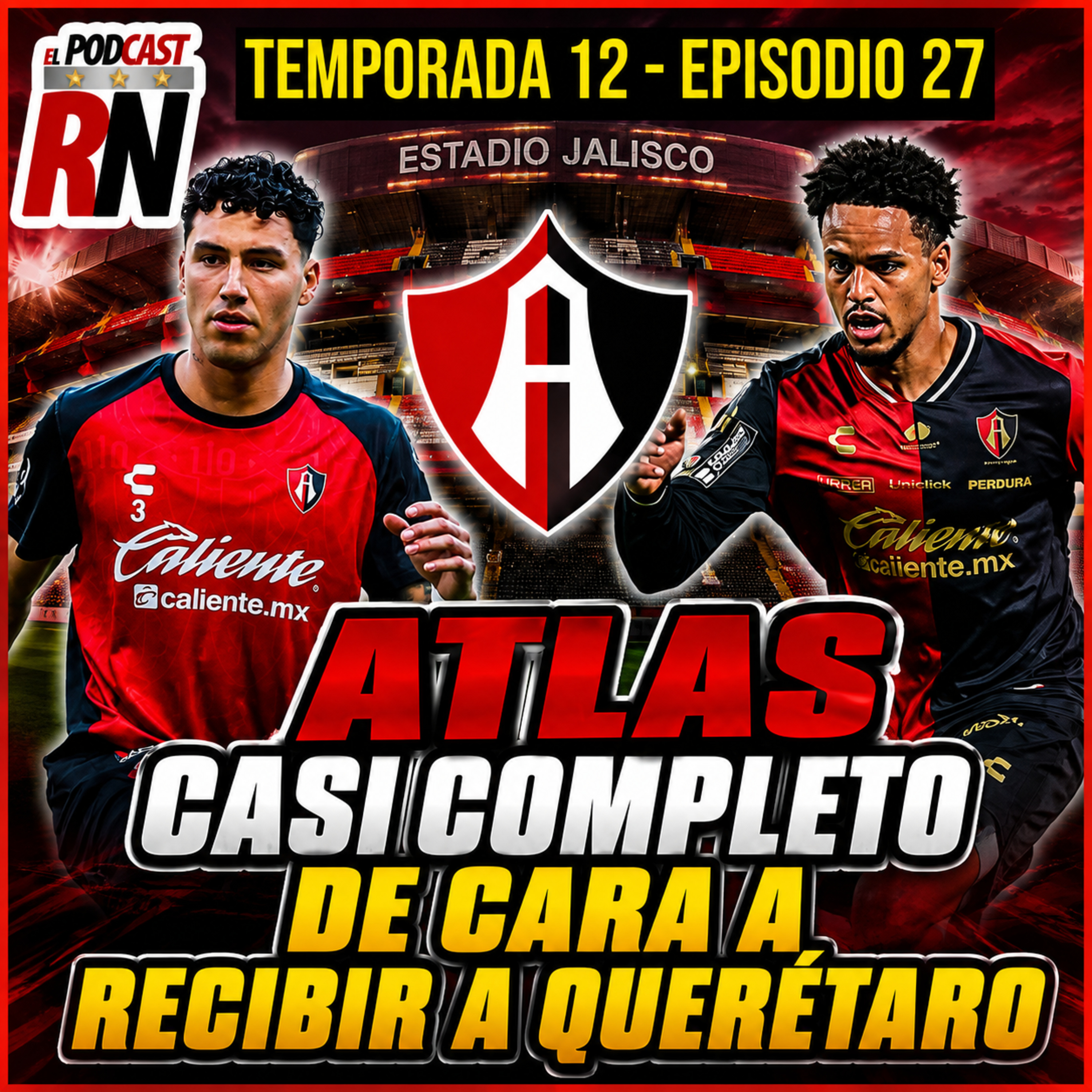 🔴⚫ ¡ATLAS CASI COMPLETO! Así llega para recibir a Querétaro | MMAEE y JORGE SÁNCHEZ ya entrenan episode artwork