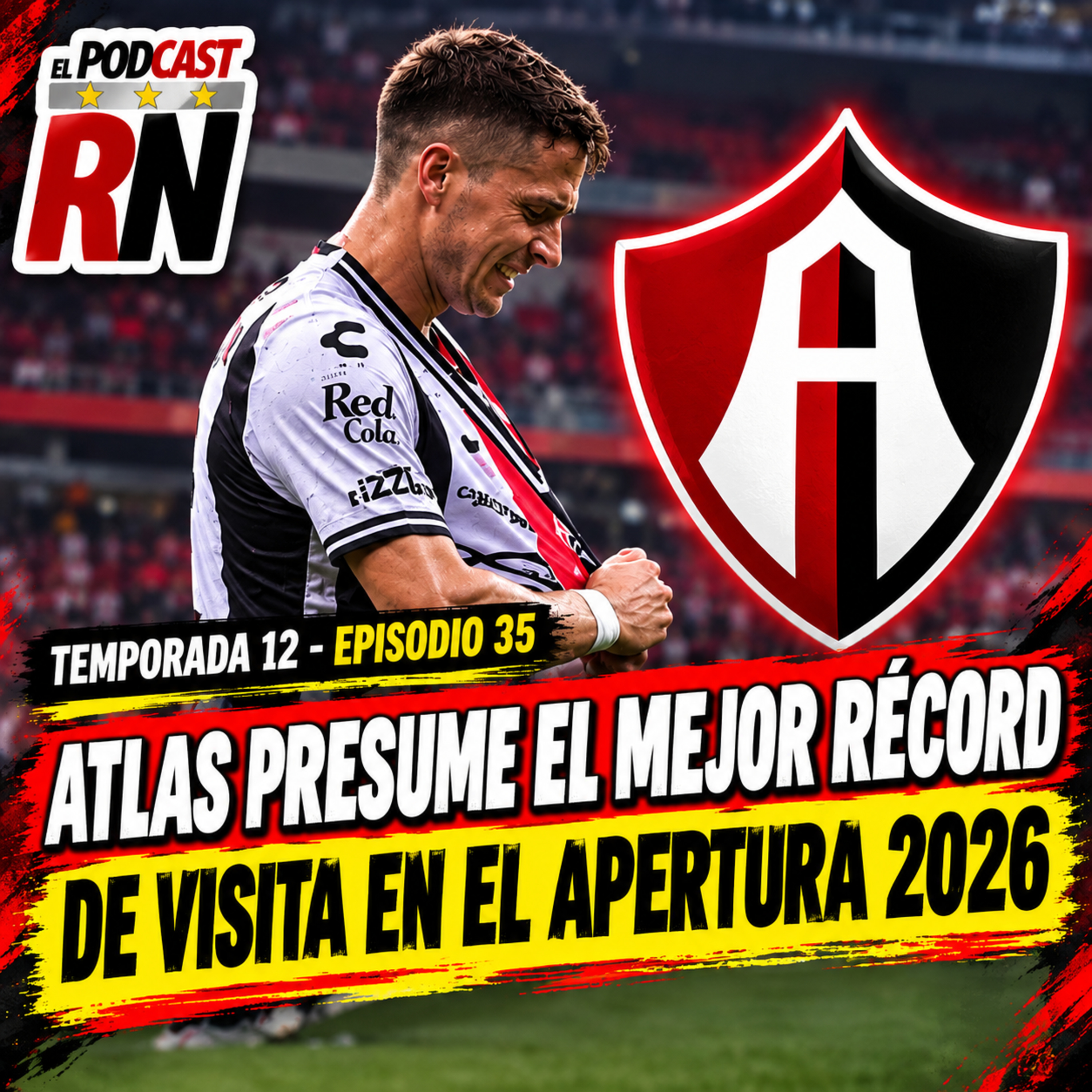 ATLAS🔴⚫ IMPONE RESPETO fuera de CASA: ¡EL MEJOR VISITANTE del Apertura 2026! y VIENE TOLUCA🔥😈 episode artwork