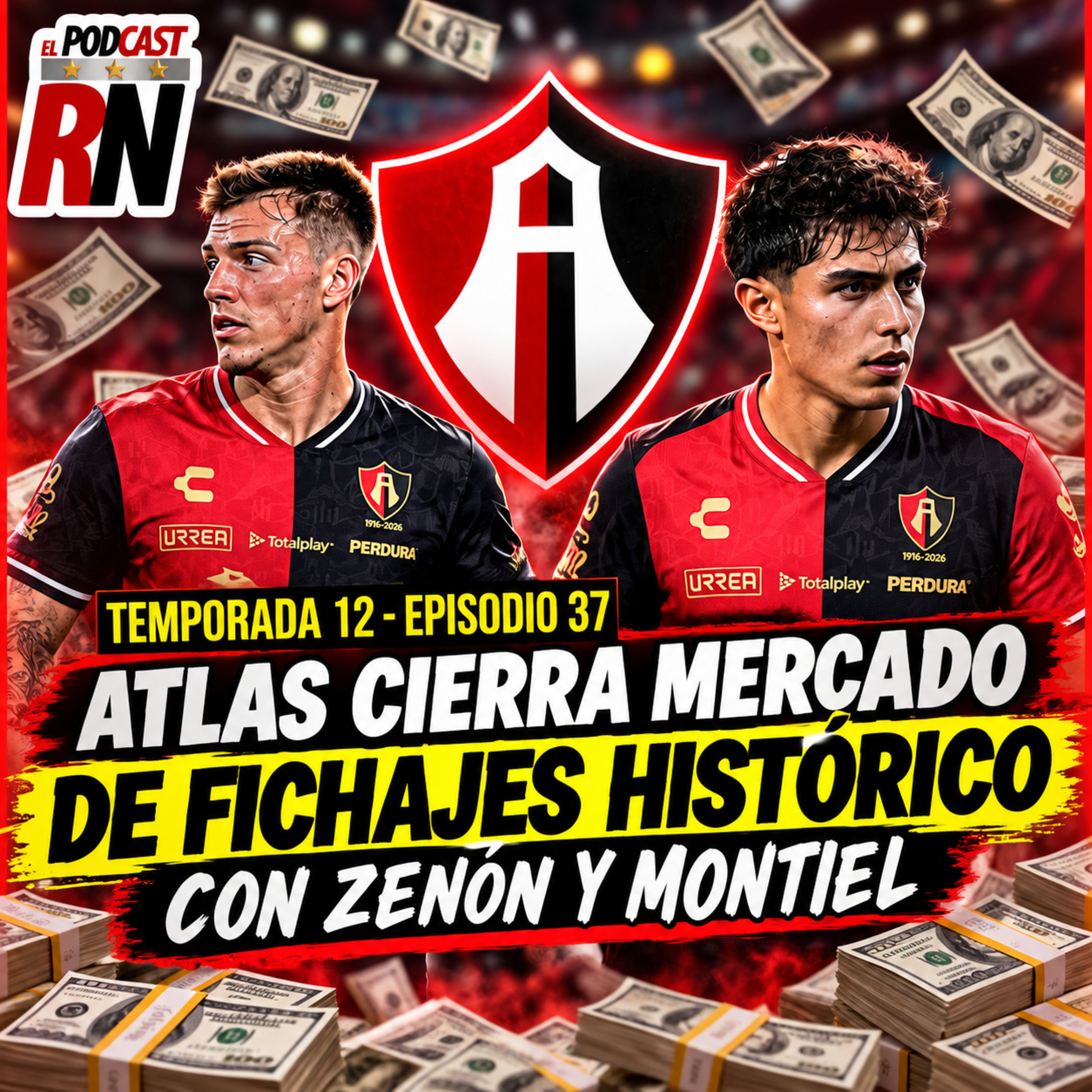 ATLAS🔴⚫ cierra un HISTÓRICO mercado de FICHAJES con llegada de ELÍAS MONTIEL🇲🇽 y KEVIN ZENÓN🇦🇷 episode artwork